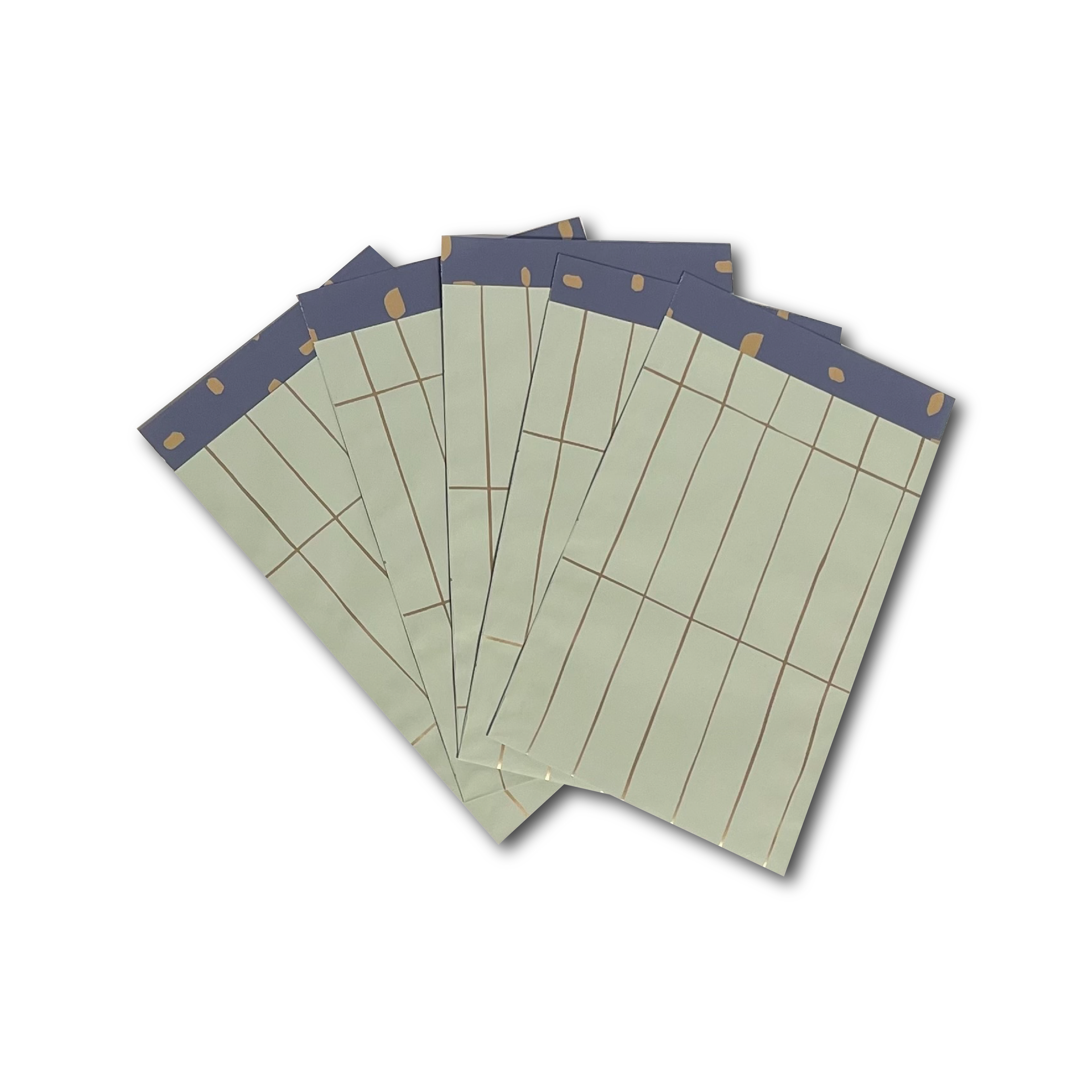5 Cadeauzakjes Slim tiles cool - 12 x 19 cm