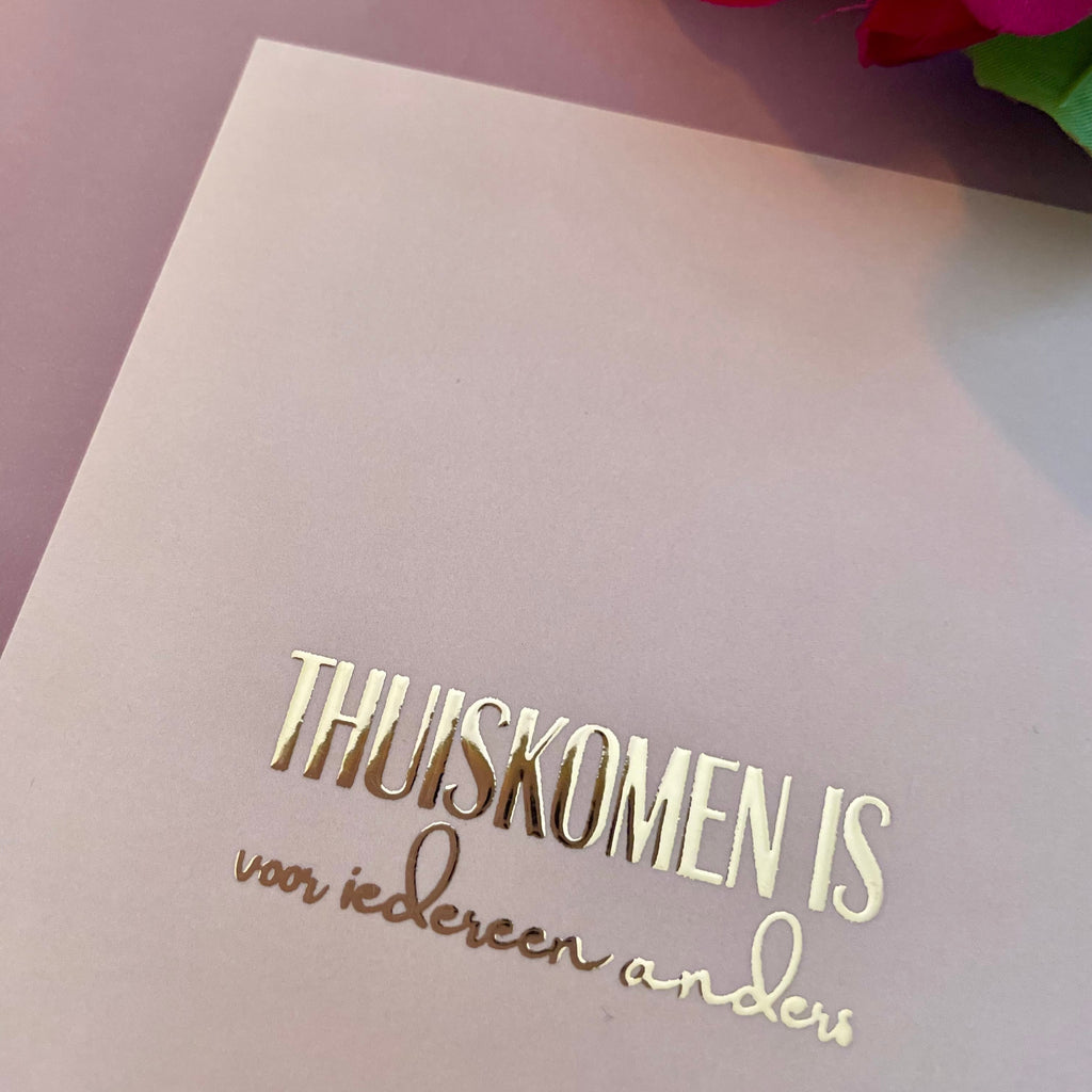 Inspiratiekaart - Thuiskomen is voor iedereen anders