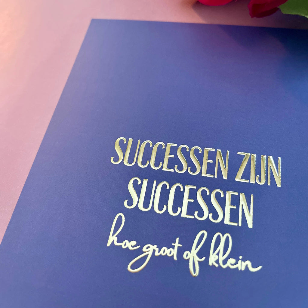 Inspiratiekaart - Successen zijn successen, hoe groot of klein