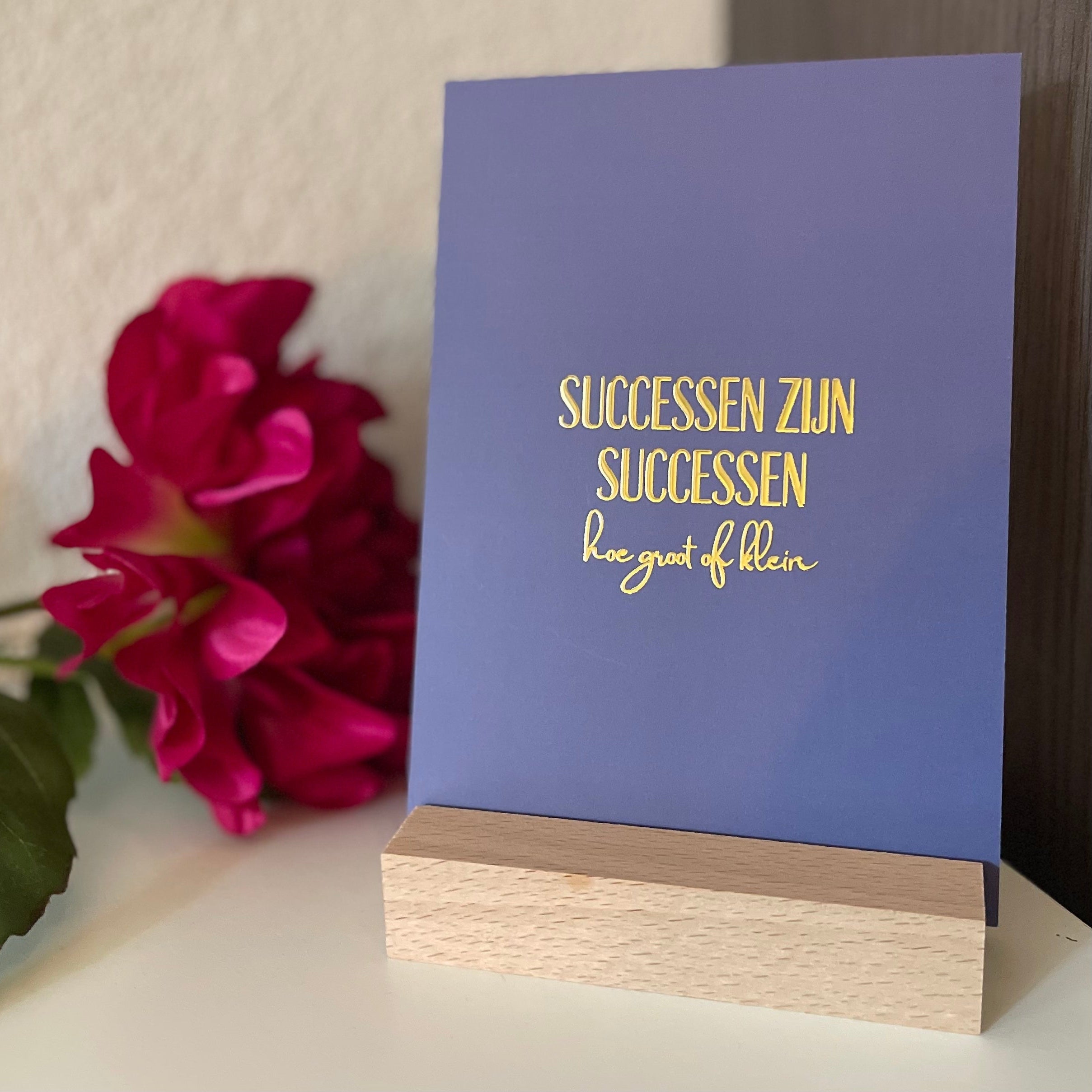 Inspiratiekaart - Successen zijn successen, hoe groot of klein