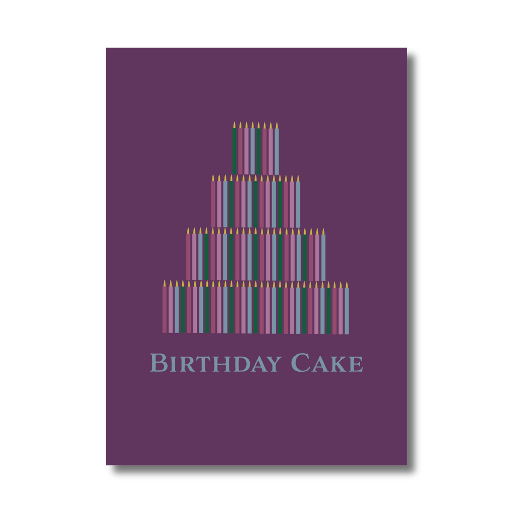 Enkele kaart - Birthday Cake