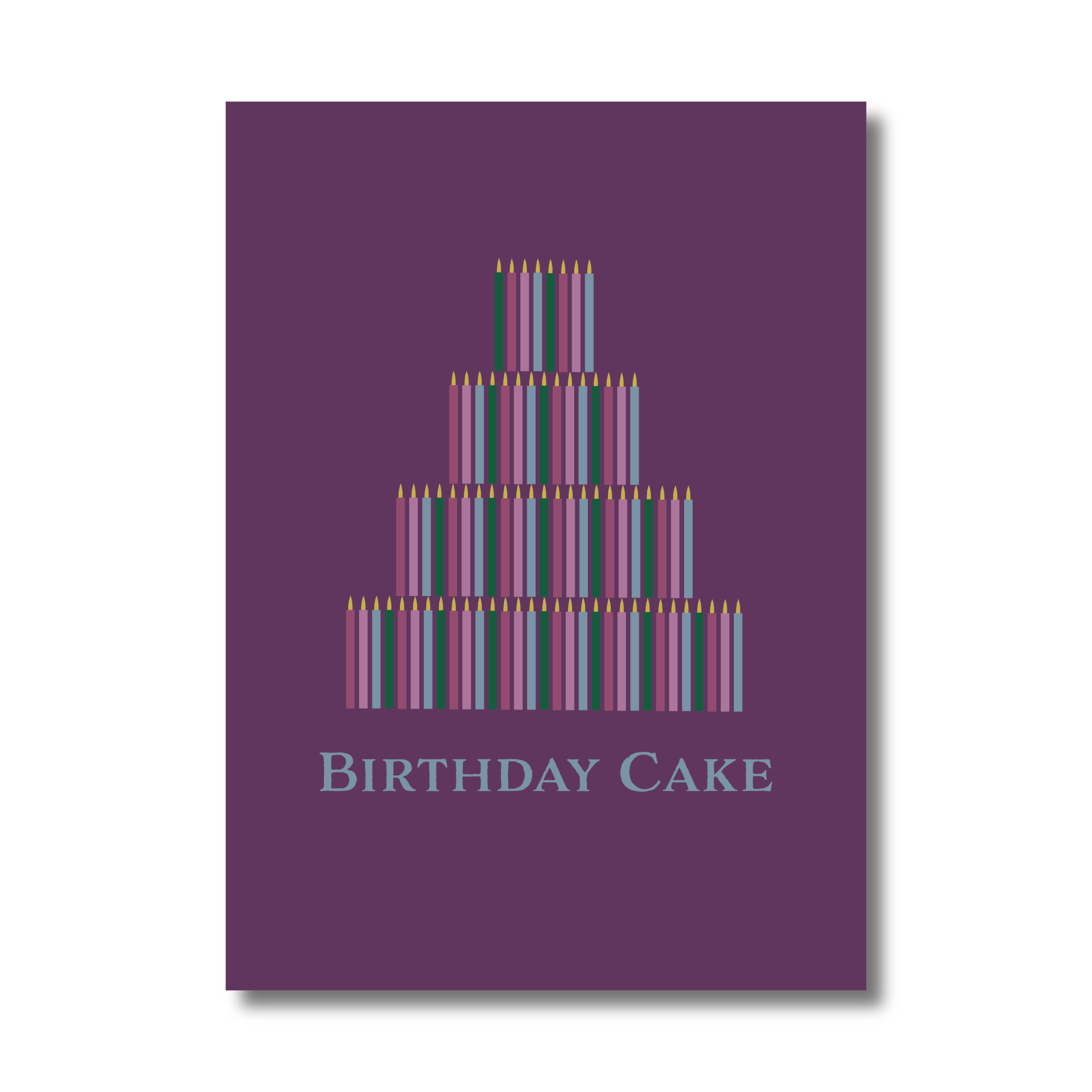 Enkele kaart - Birthday Cake