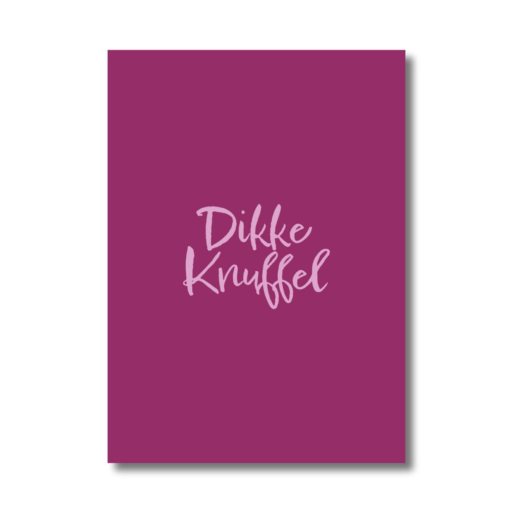 Enkele kaart - Dikke knuffel