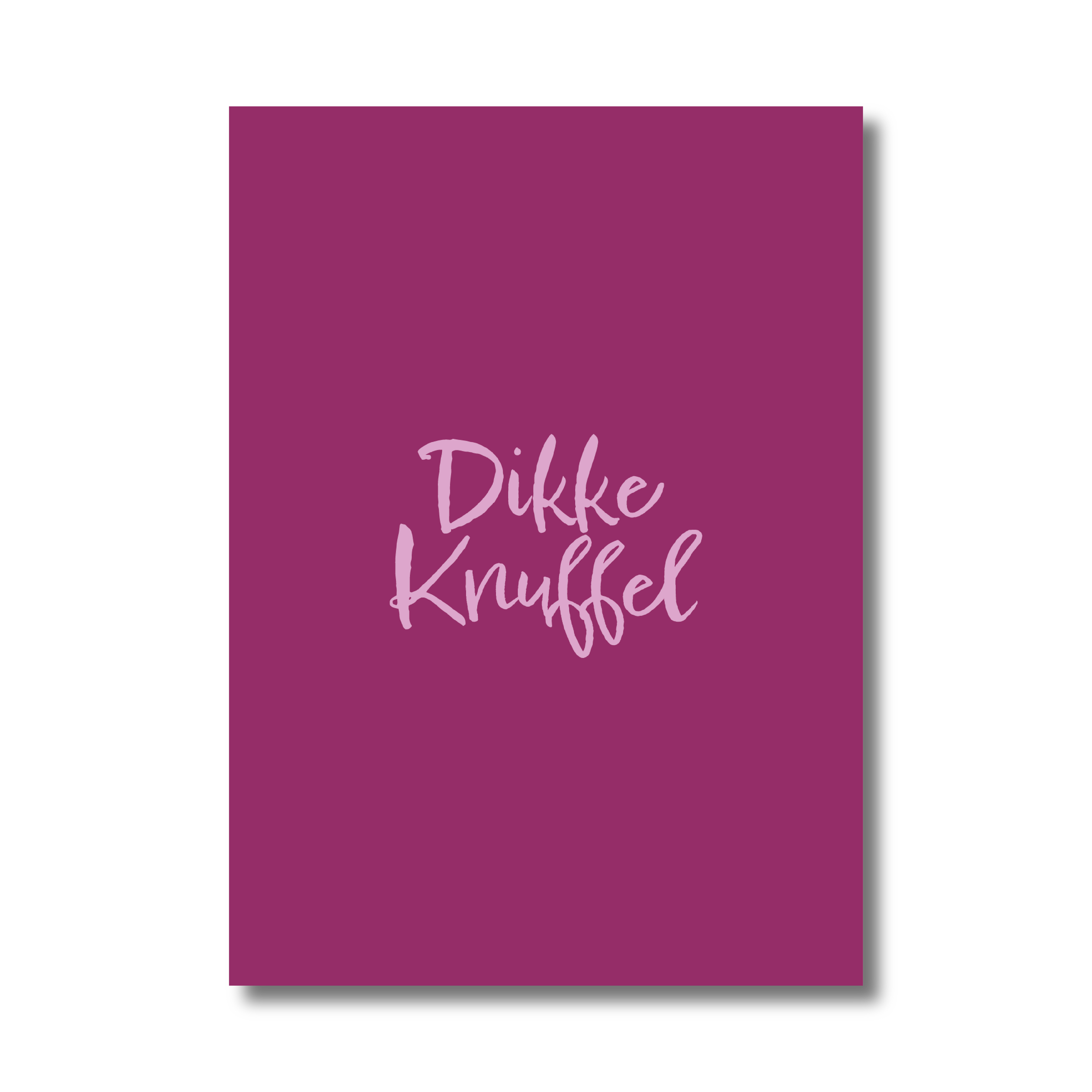 Enkele kaart - Dikke knuffel