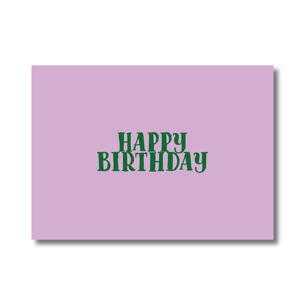 Enkele kaart - Happy Birthday