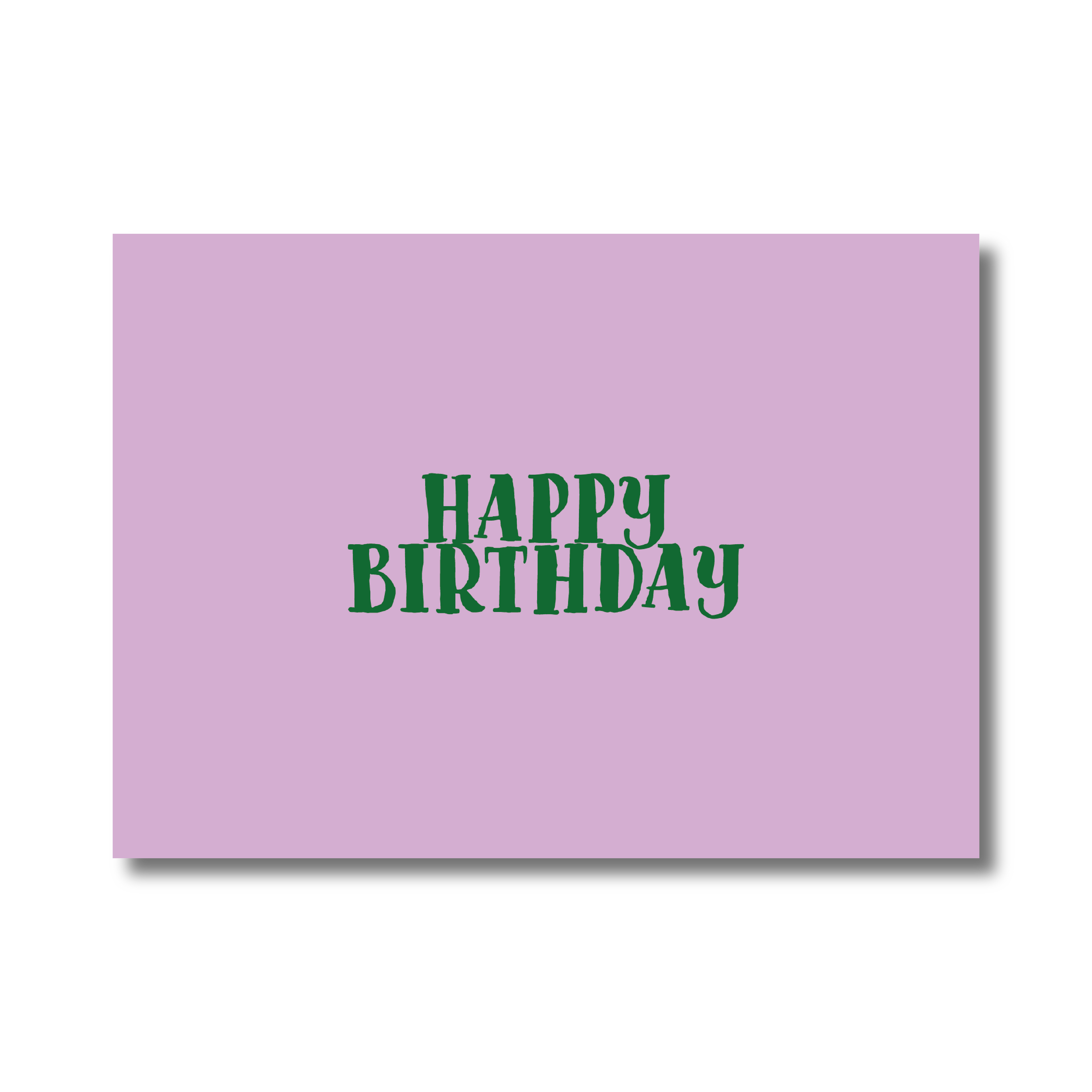 Enkele kaart - Happy Birthday