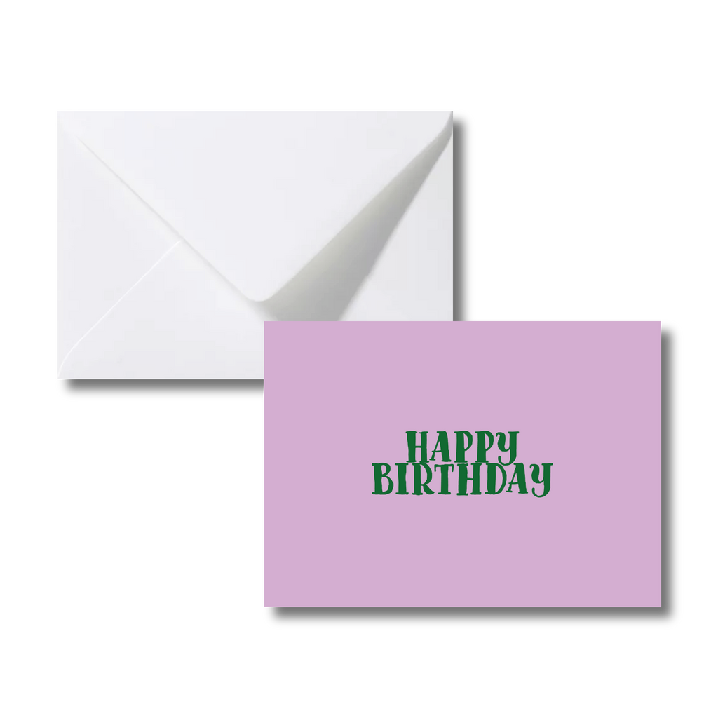 Enkele kaart - Happy Birthday