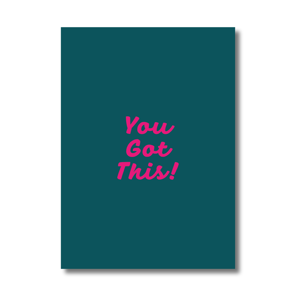 Enkele kaart - You got this!