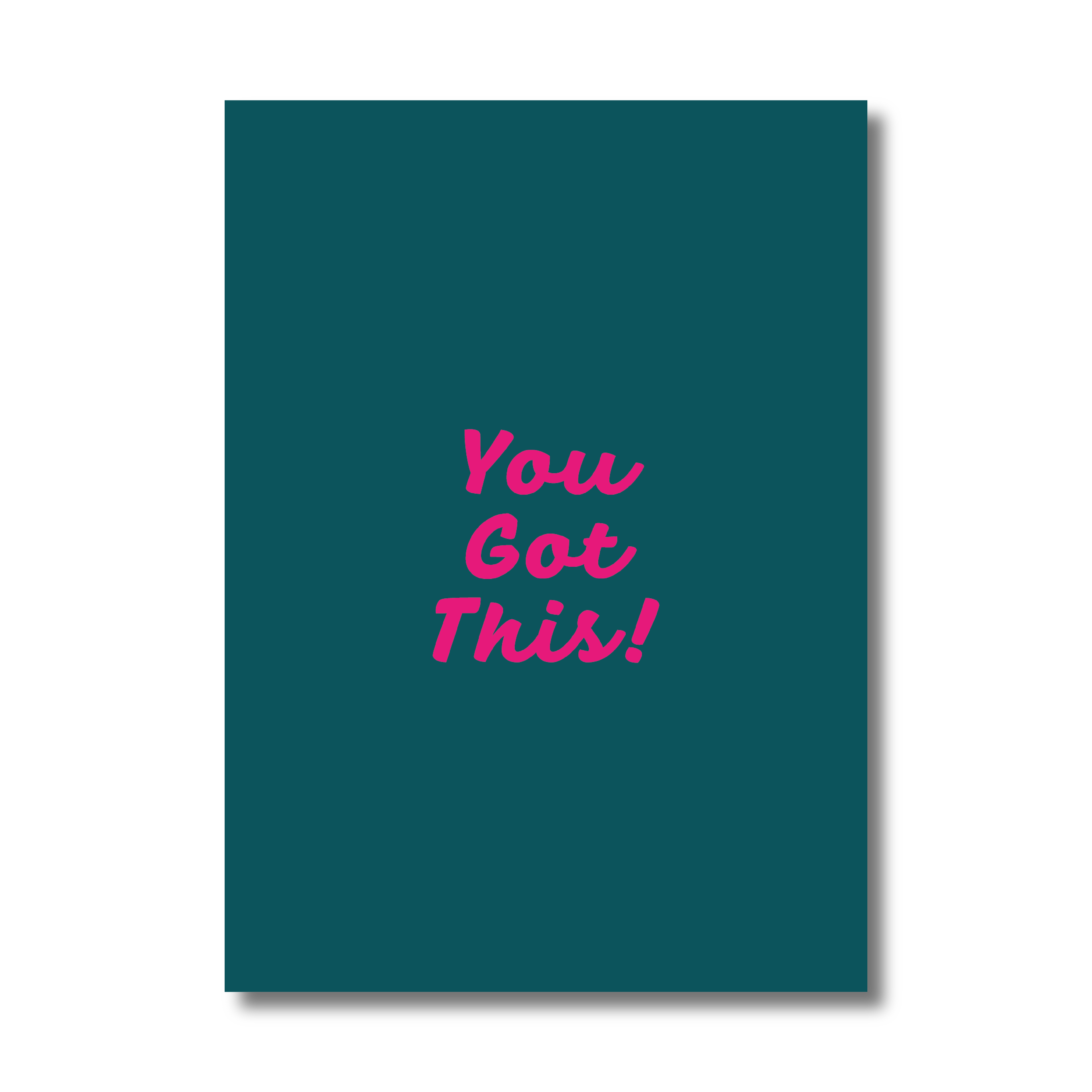 Enkele kaart - You got this!