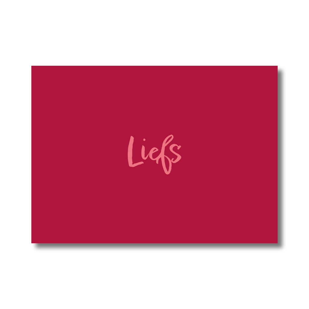 Enkele kaart - Liefs