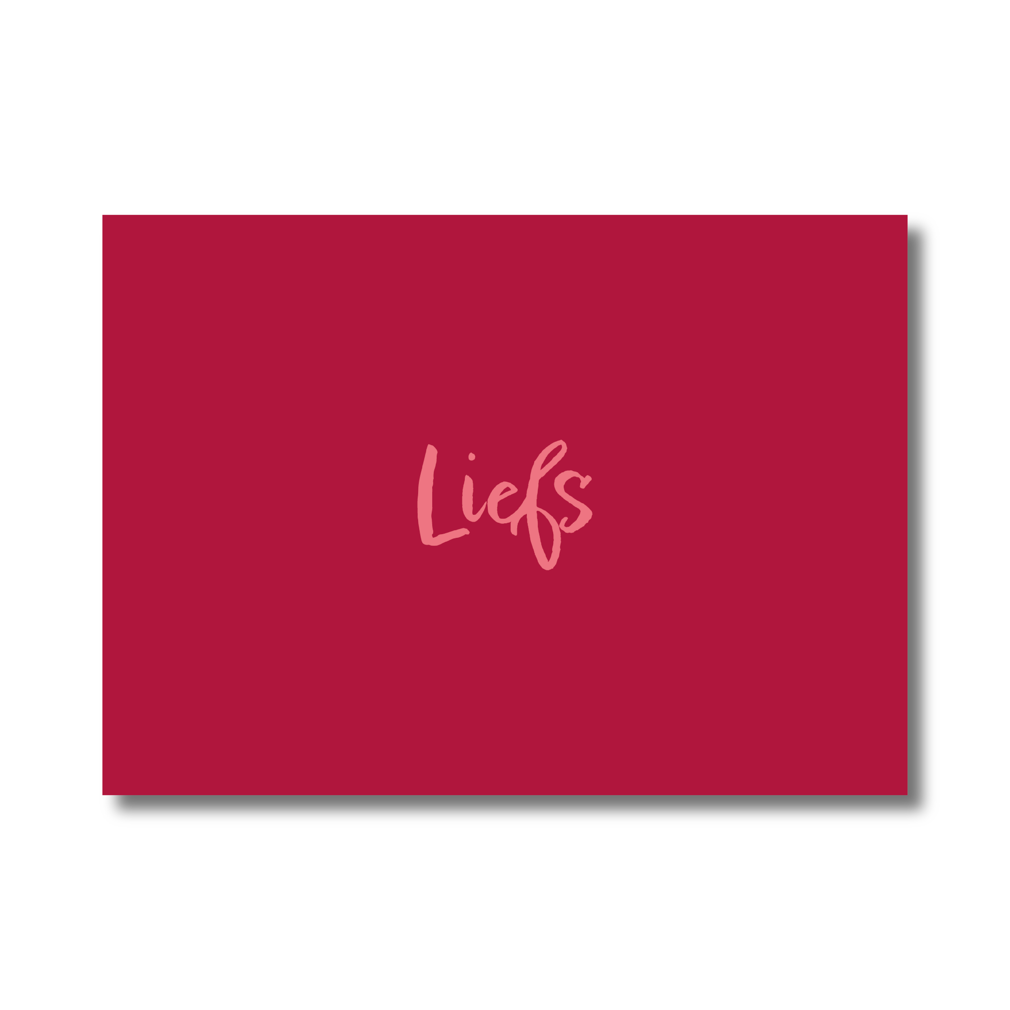 Enkele kaart - Liefs