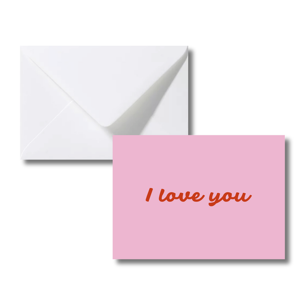 Enkele kaart - I love you