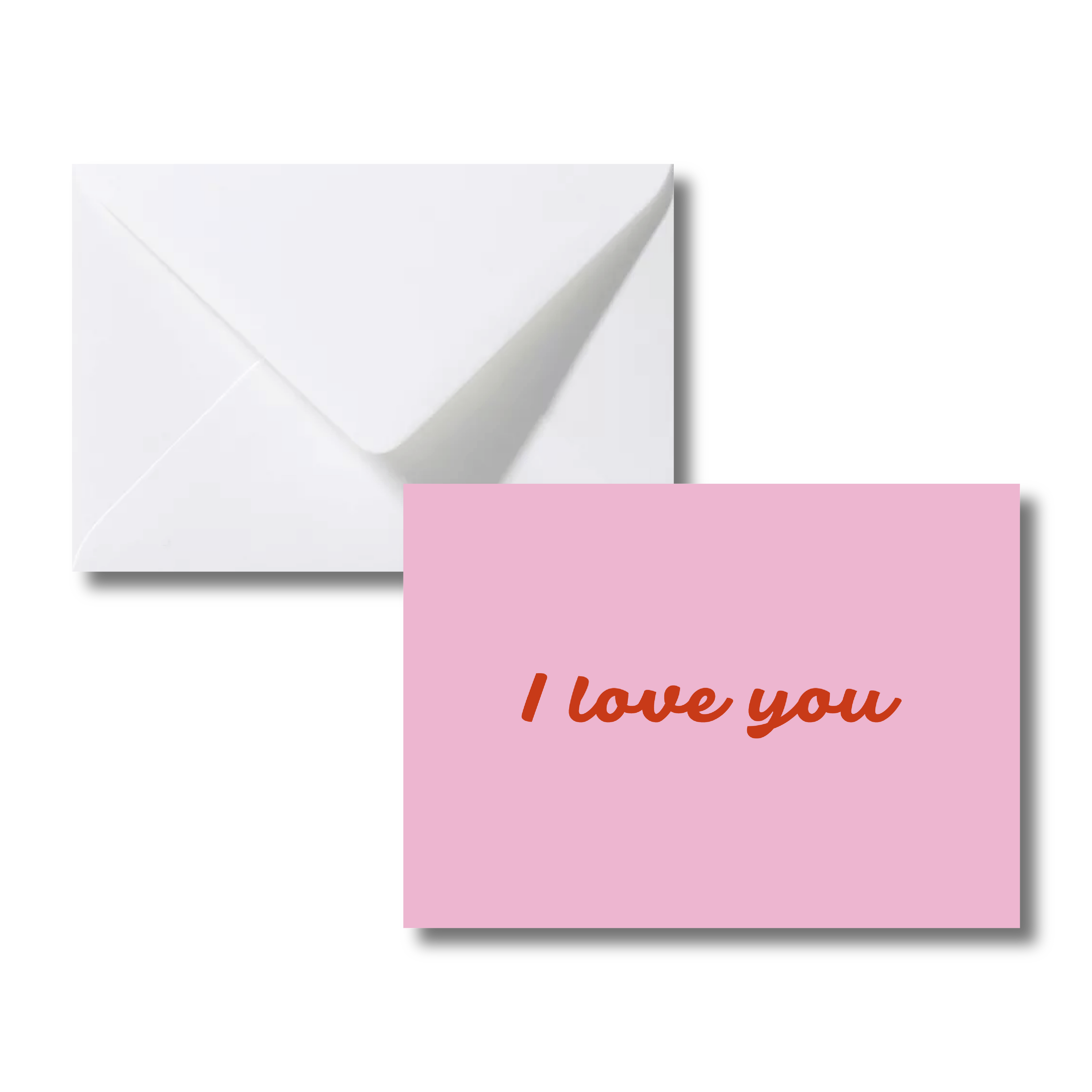 Enkele kaart - I love you