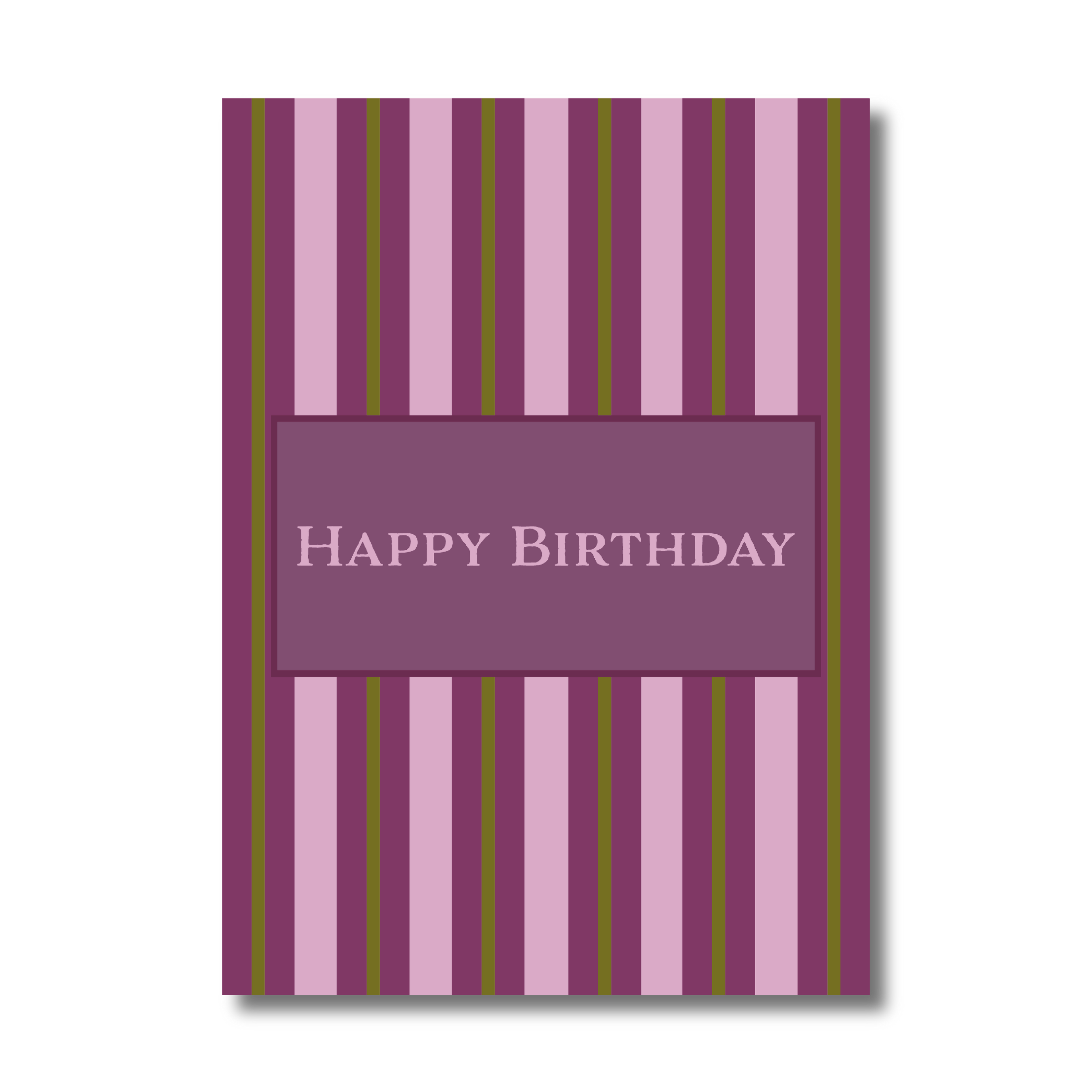 Enkele kaart - Happy Birthday