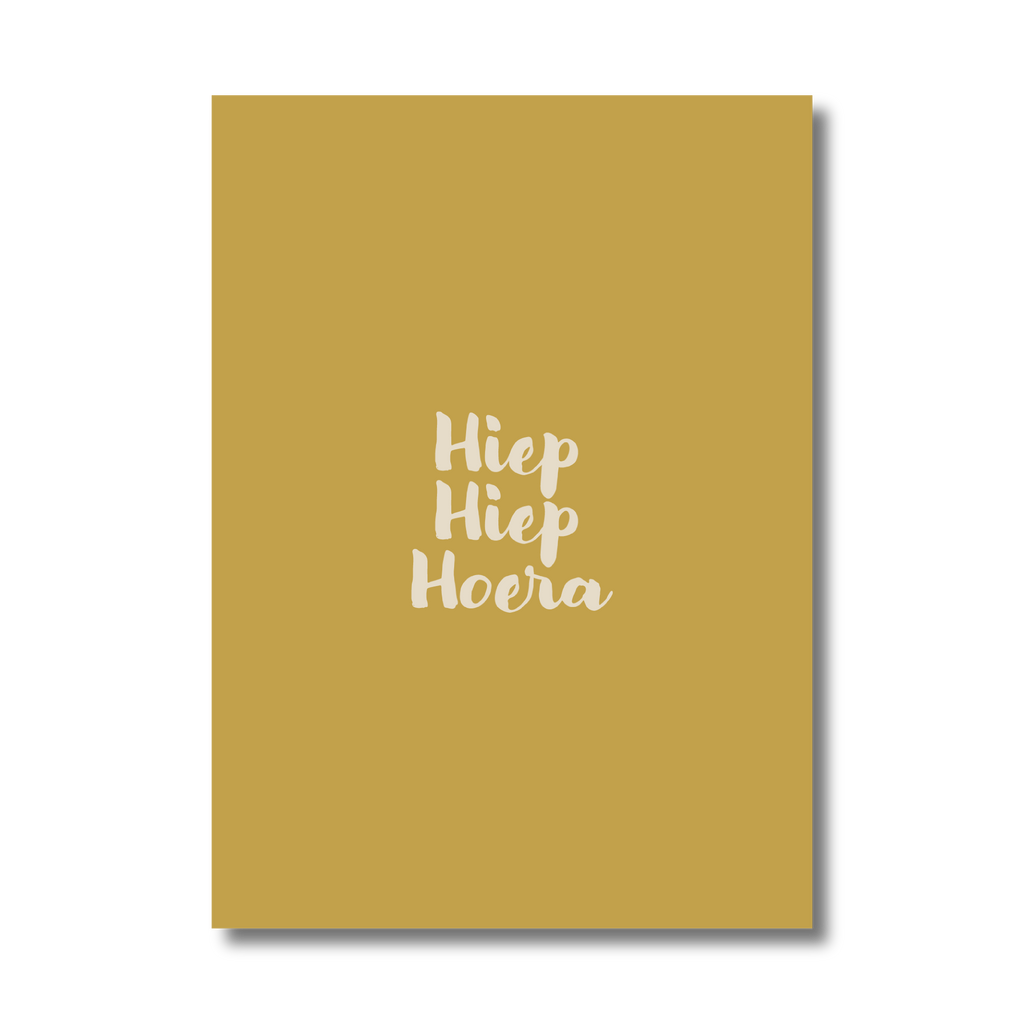Enkele kaart - Hiep Hiep Hoera!