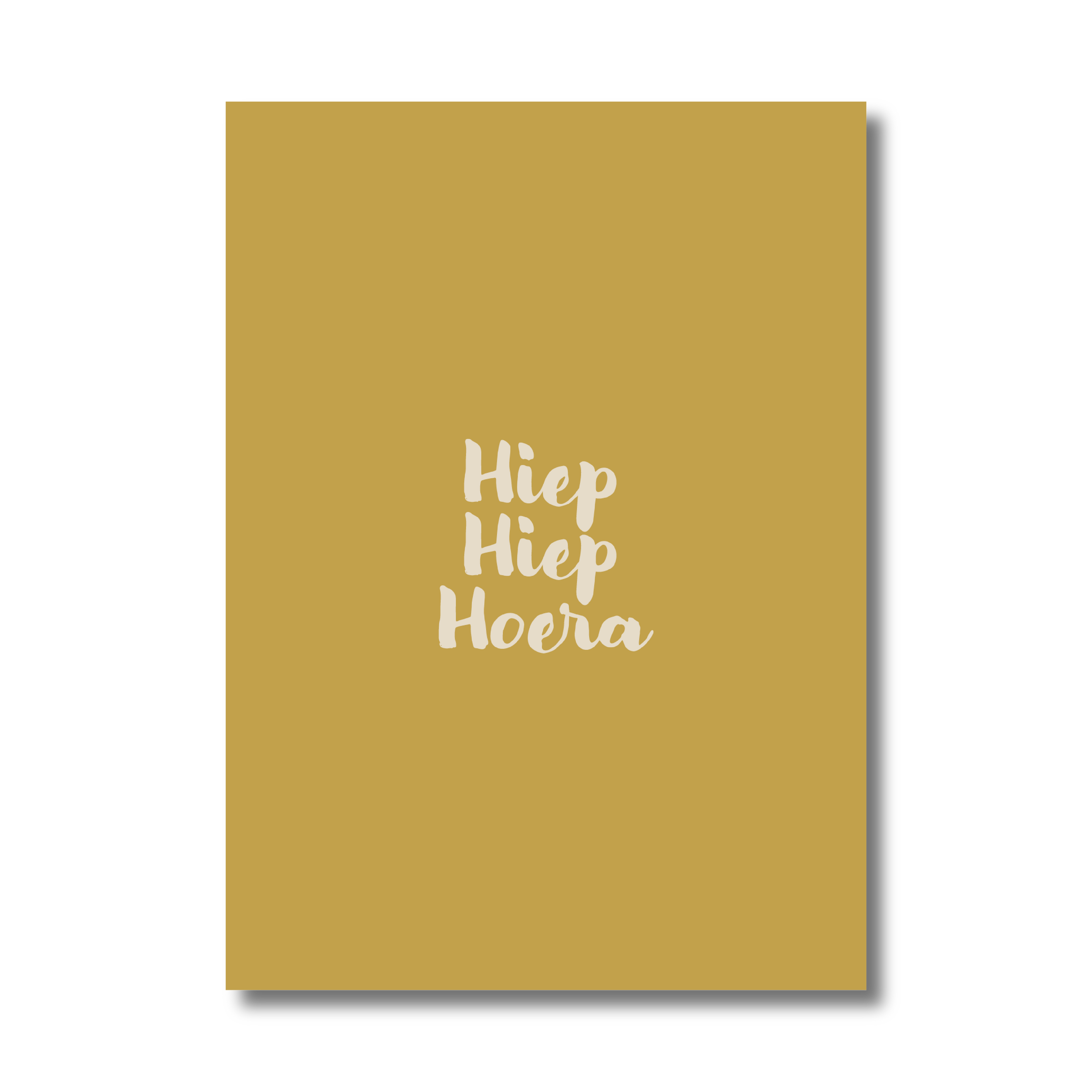 Enkele kaart - Hiep Hiep Hoera!