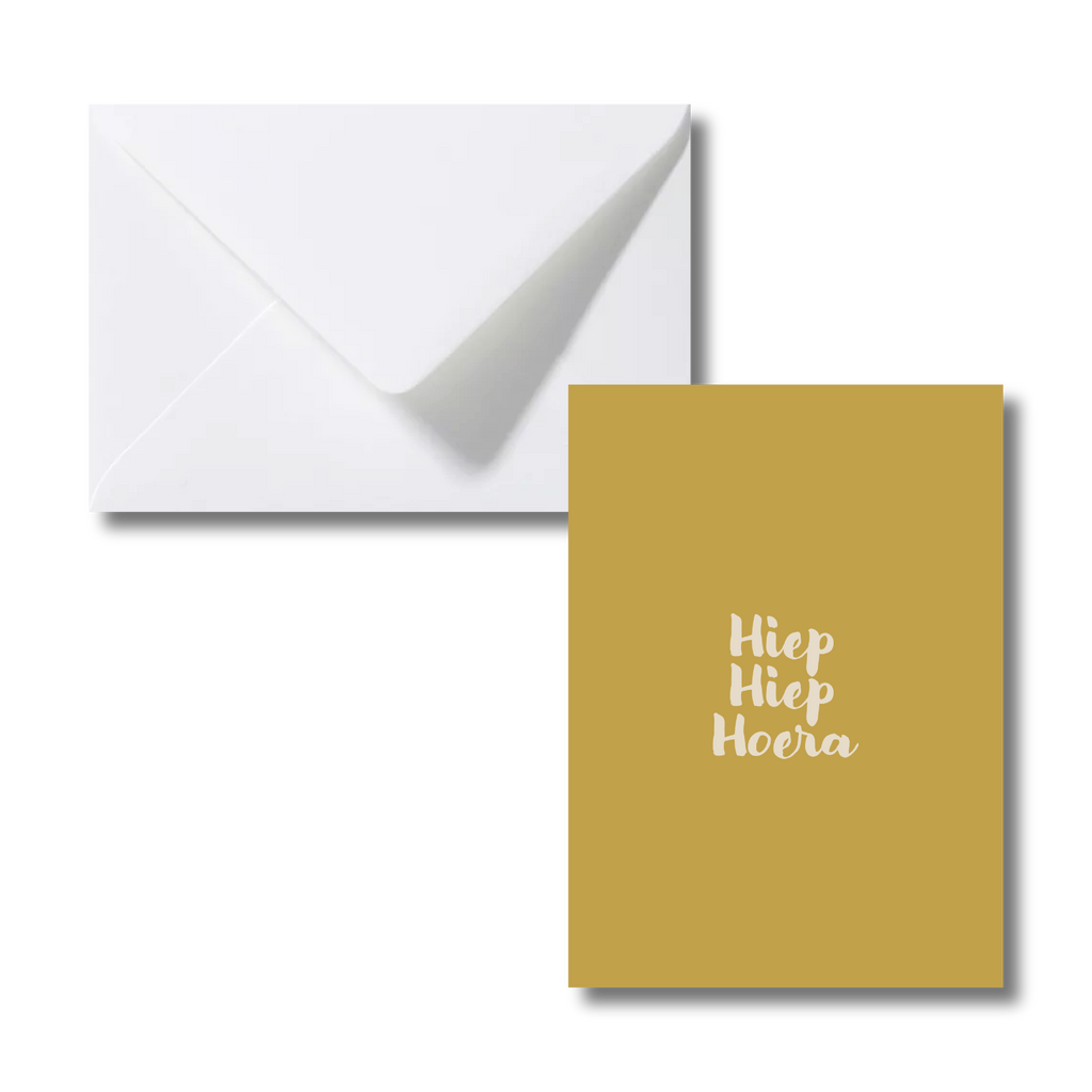 Enkele kaart - Hiep Hiep Hoera!