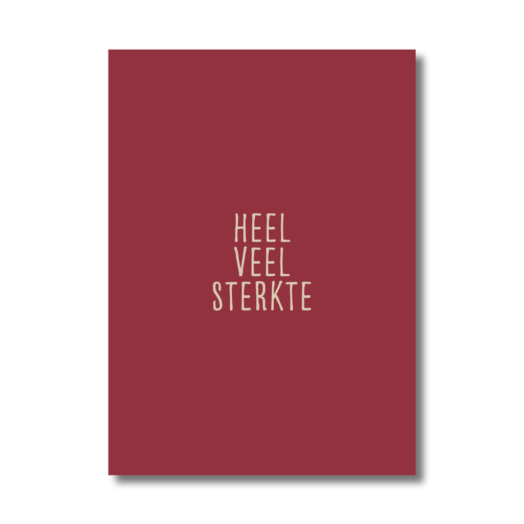 Enkele kaart -  Heel veel sterkte