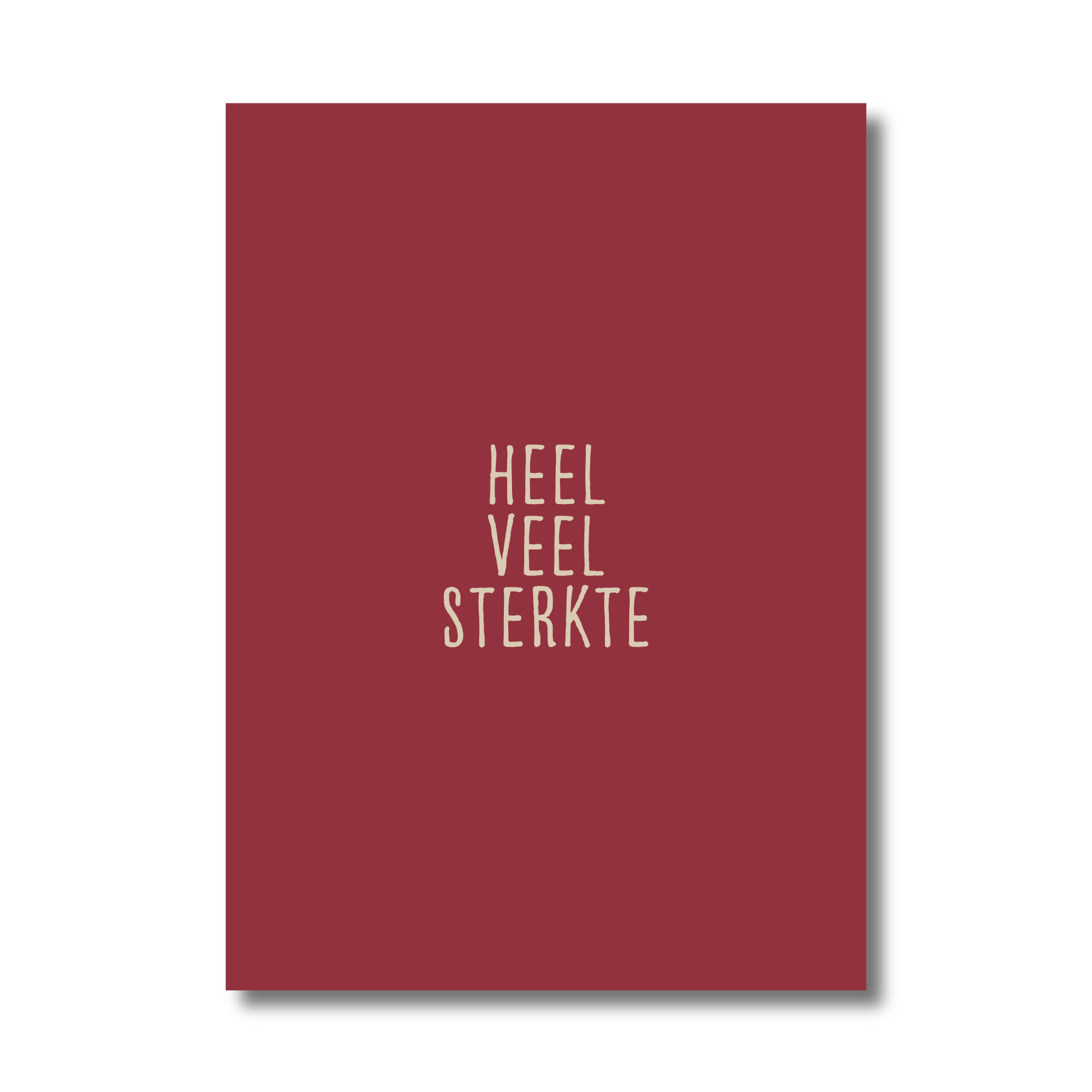 Enkele kaart -  Heel veel sterkte