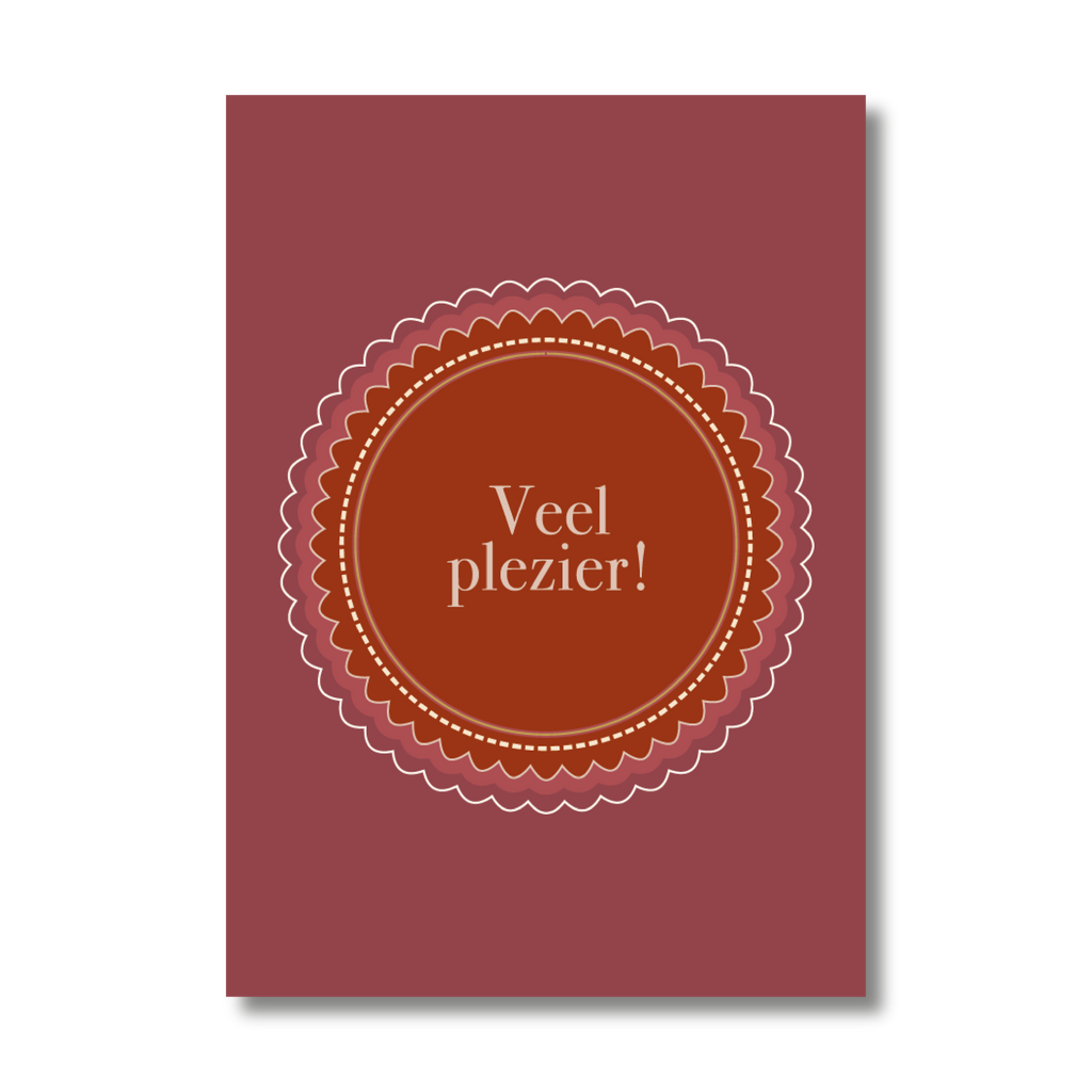 Enkele kaart - Veel plezier
