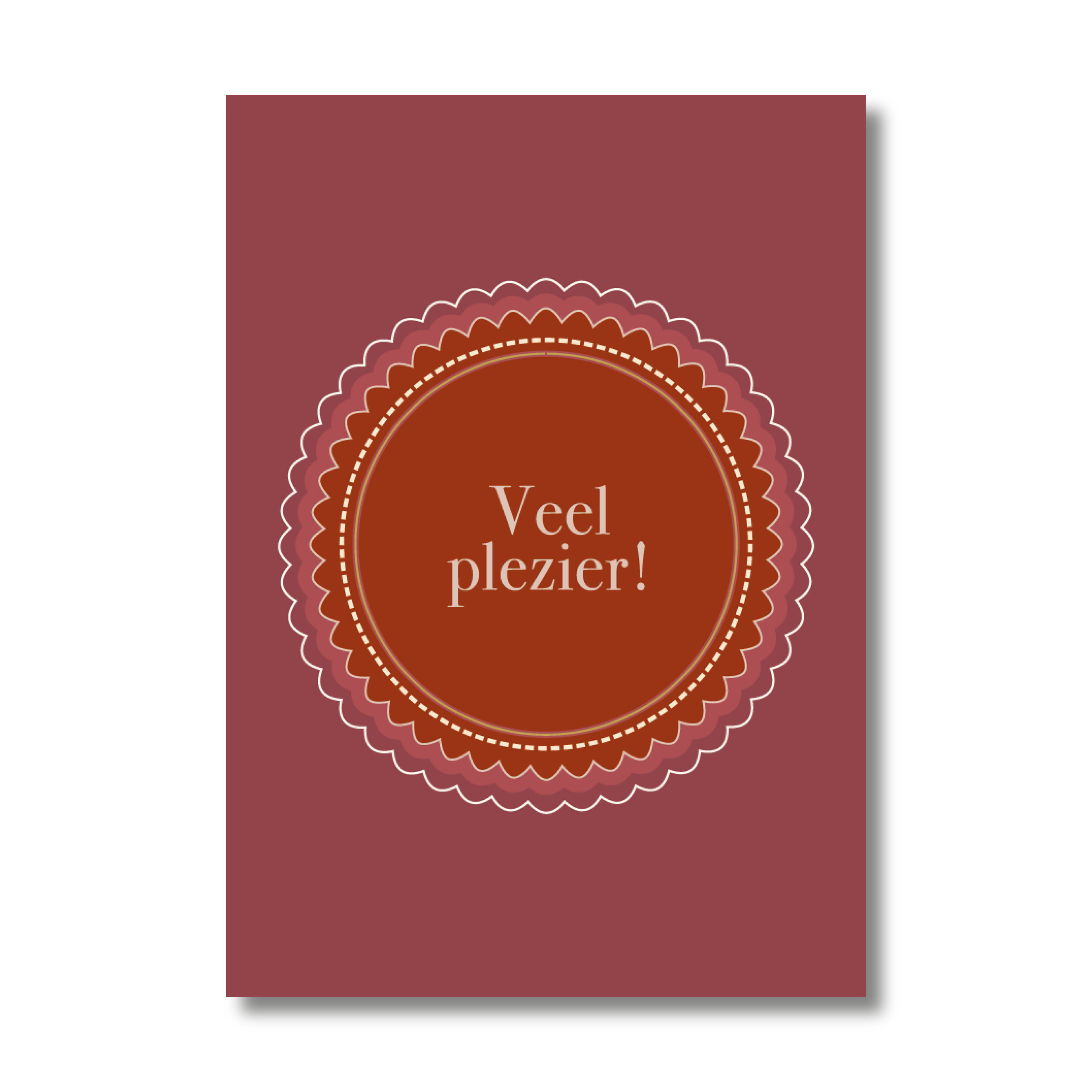 Enkele kaart - Veel plezier