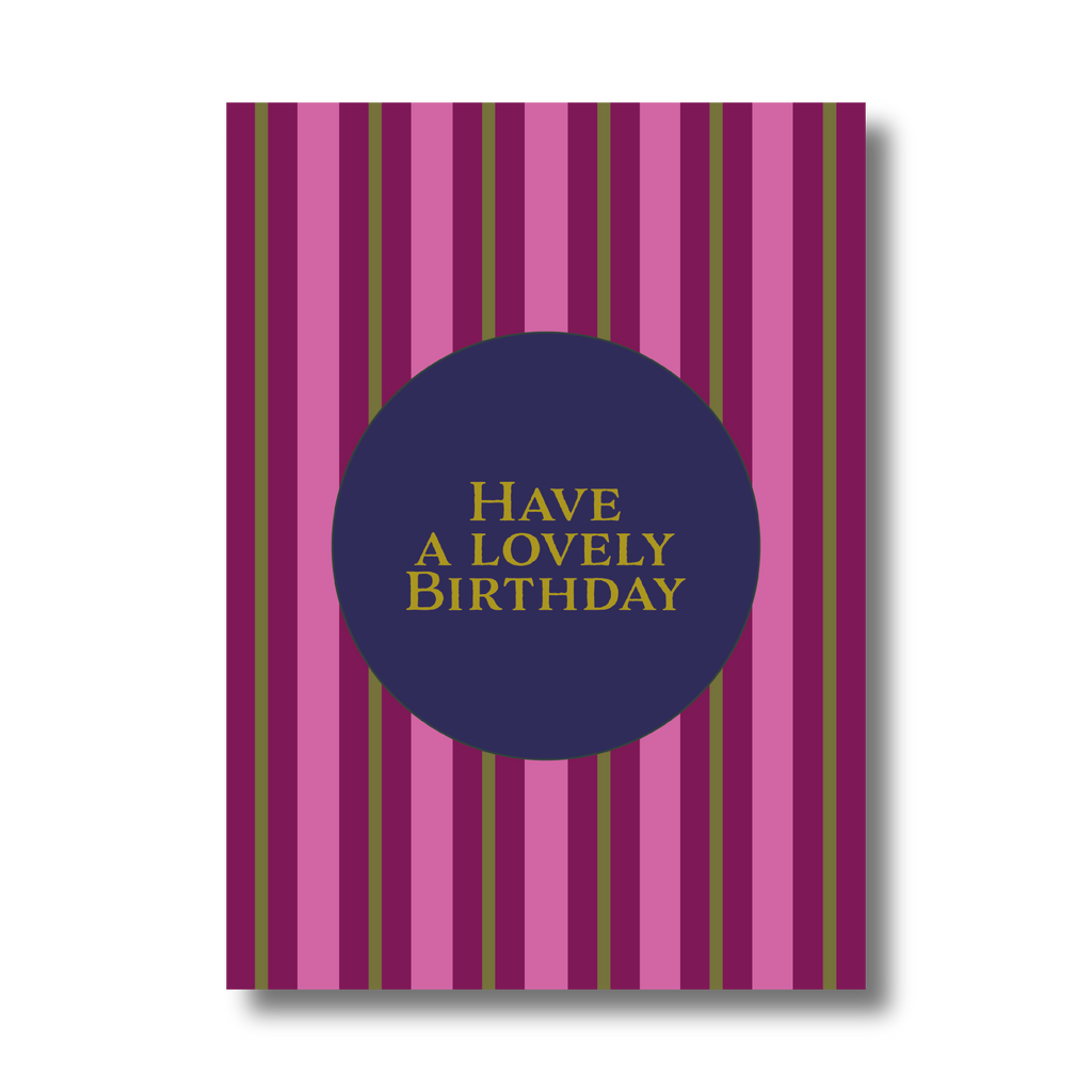 Enkele kaart - Have a lovely birthday