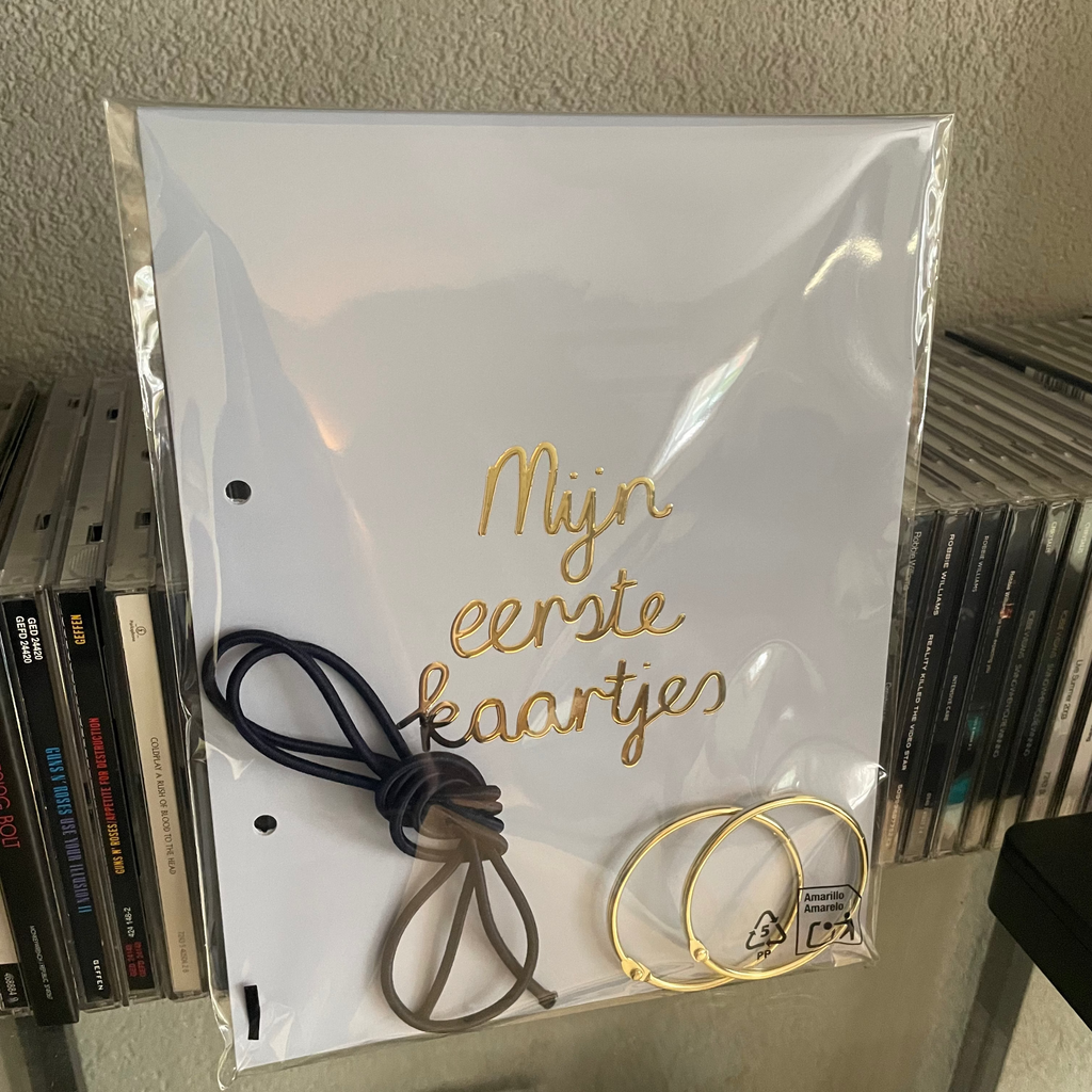 Bewaarbundel 'Mijn eerste kaartjes' - pastelblauw