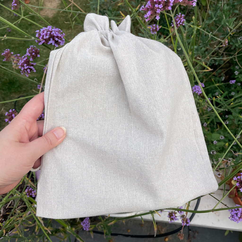 Linnenlook bewaarzak voor bewaarbundel
