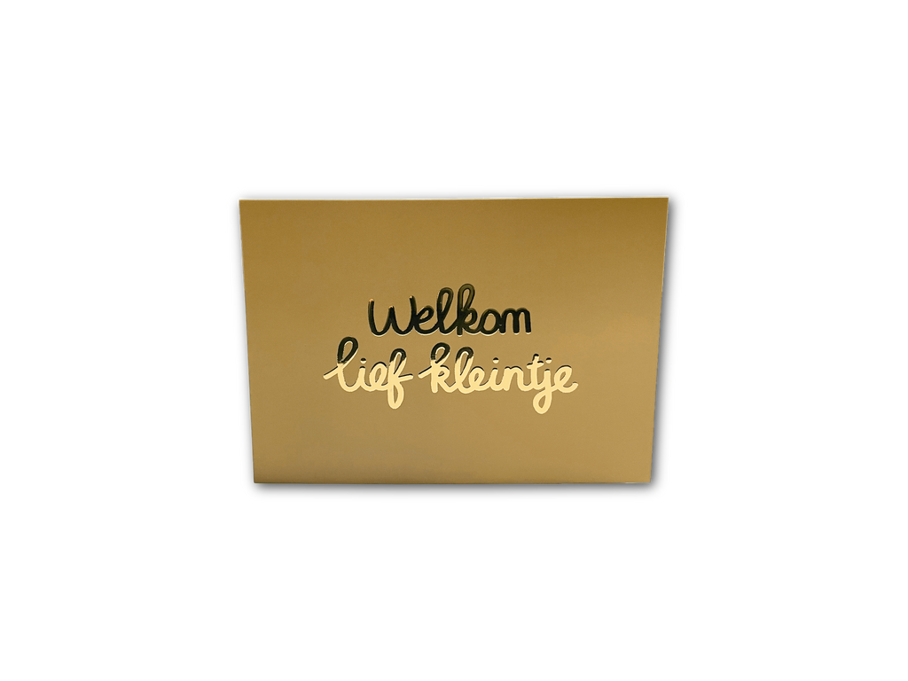Enkele kaart - Welkom lief kleintje