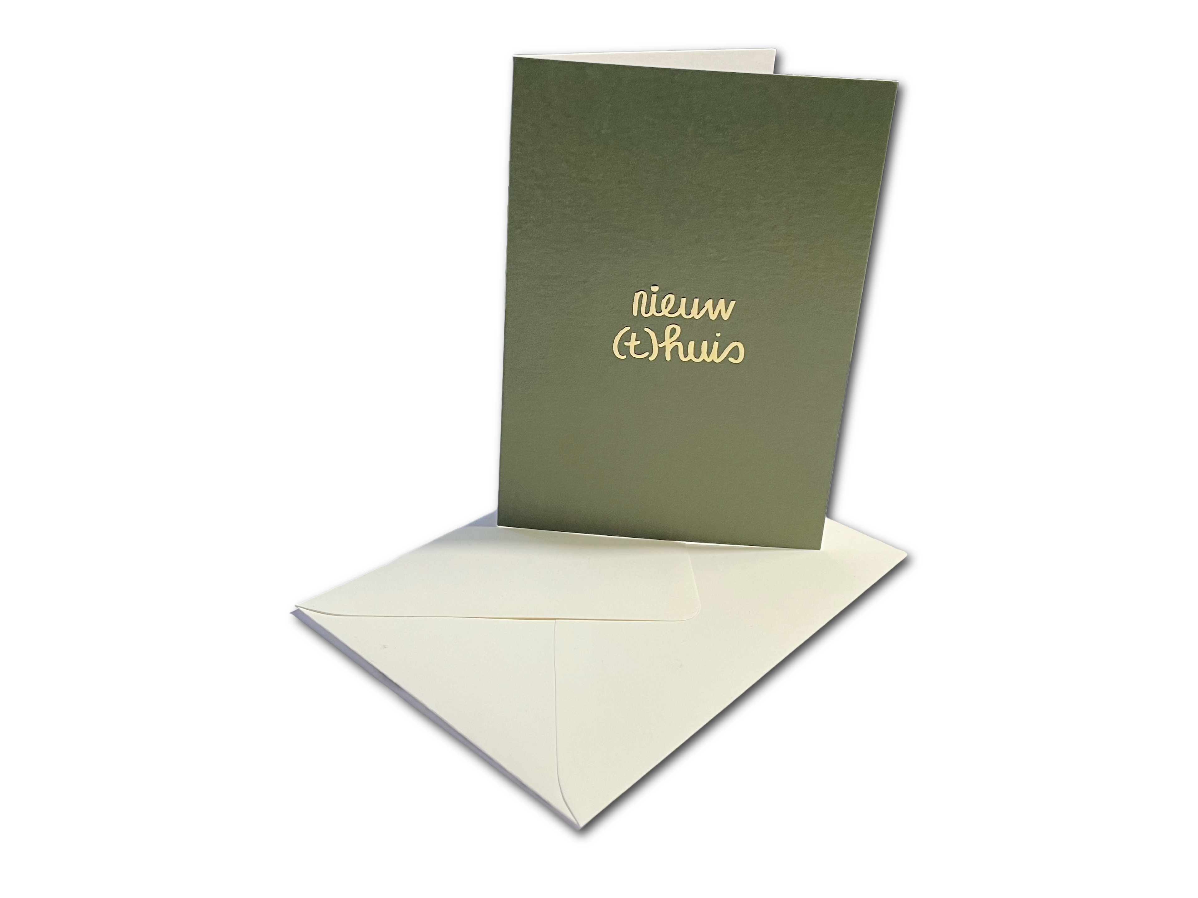 Gevouwen kaart - Nieuw (t)huis