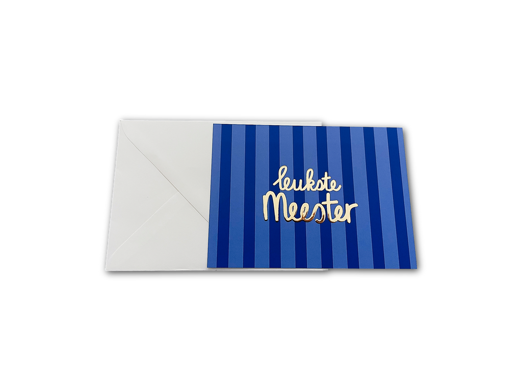 Enkele kaart - Leukste meester
