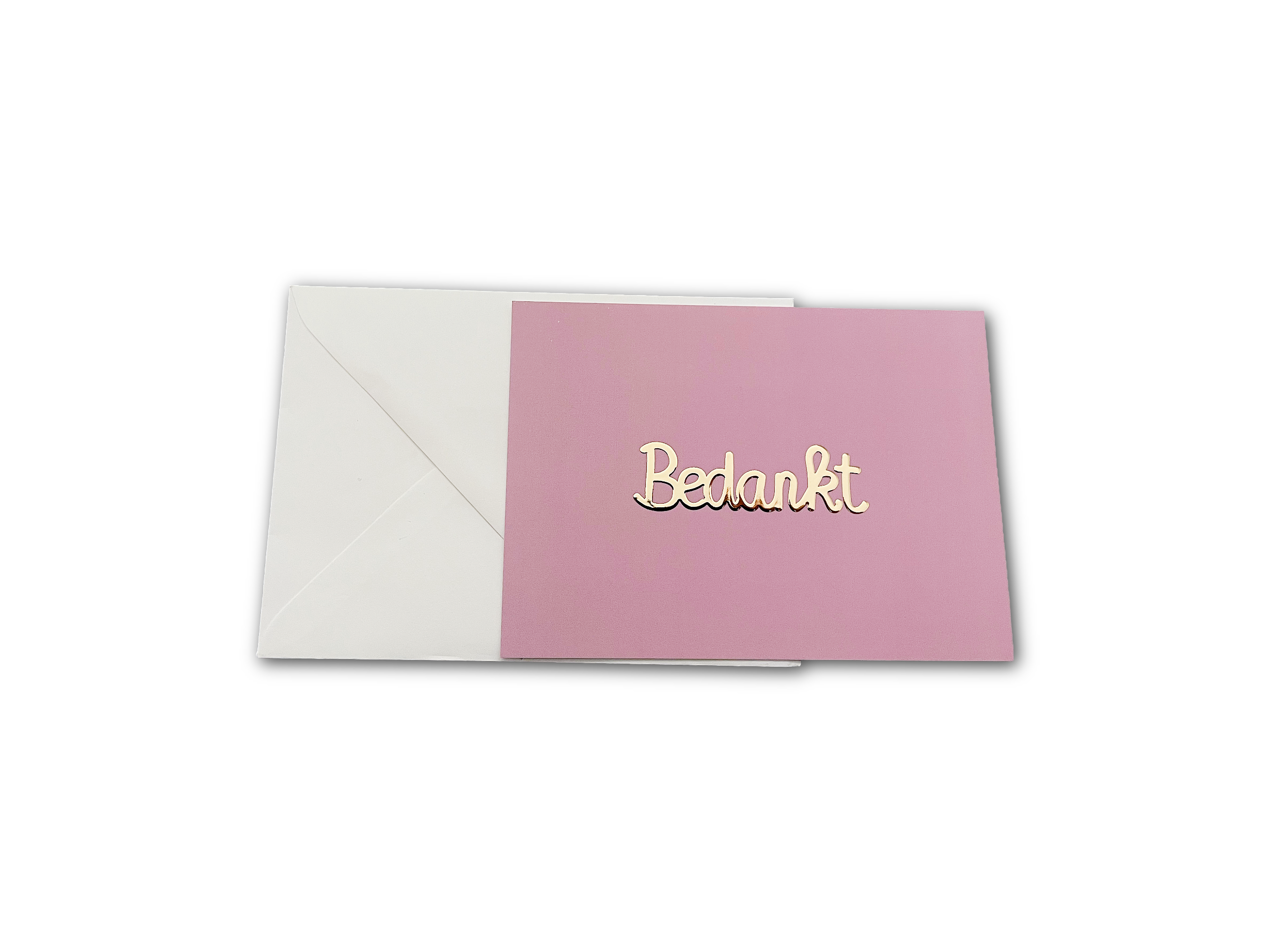 Enkele kaart - Bedankt