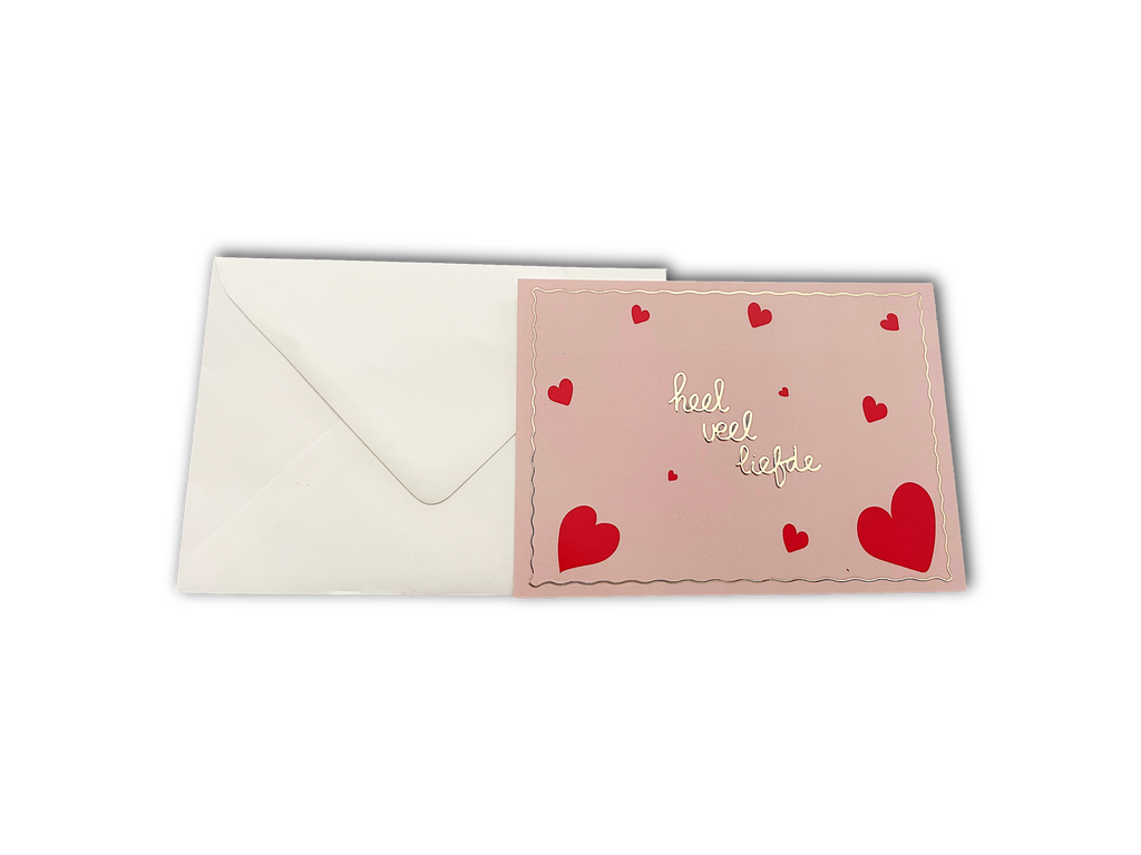 Enkele kaart - Heel veel liefde