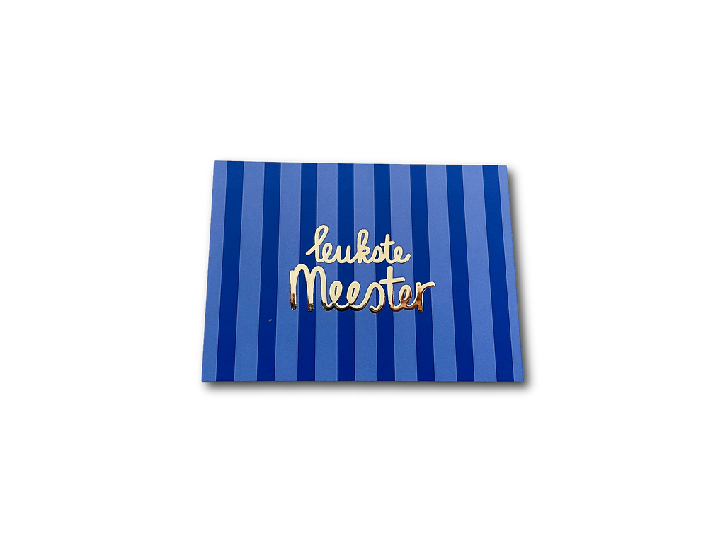 Enkele kaart - Leukste meester