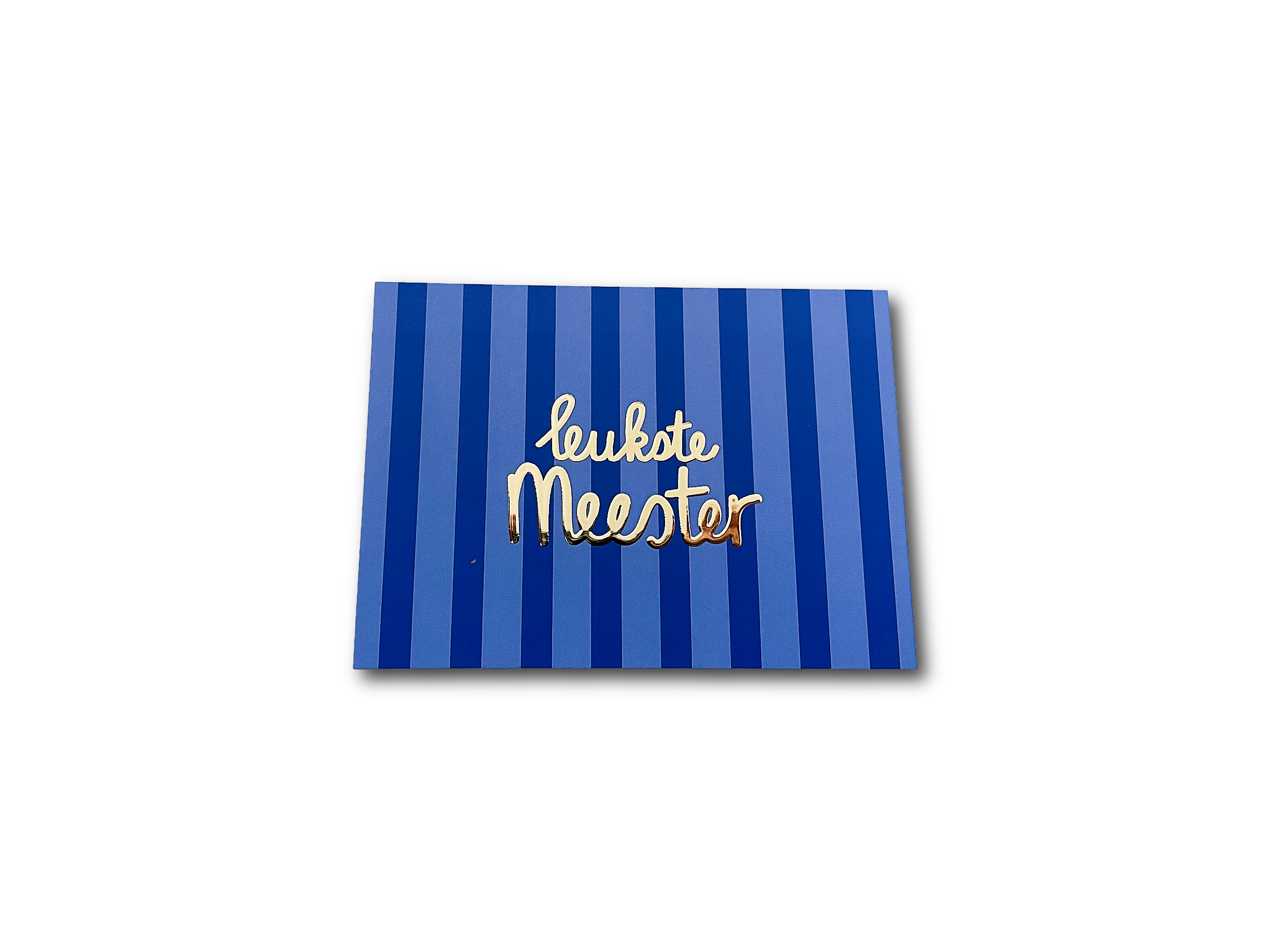 Enkele kaart - Leukste meester