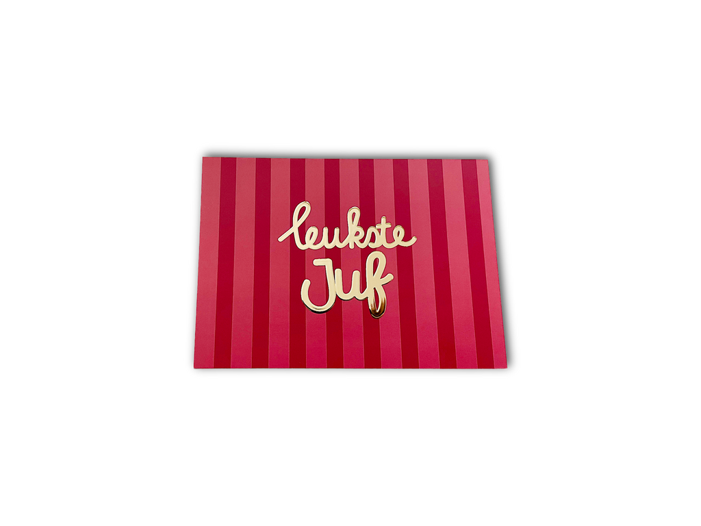 Enkele kaart - Leukste juf