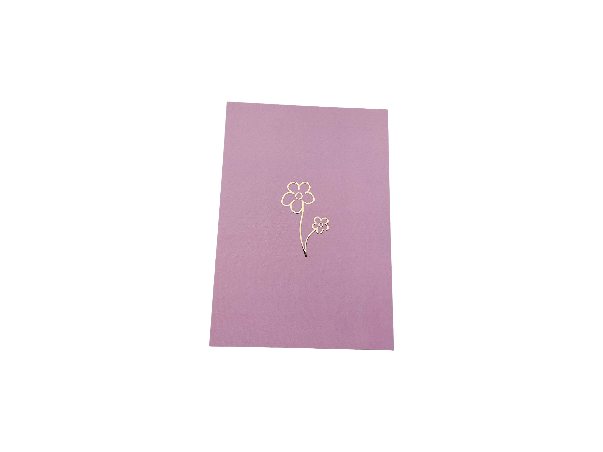 Enkele kaart - Flower pink