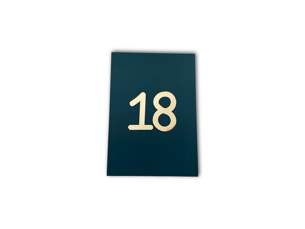 Enkele kaart - 18 (donkergroen)
