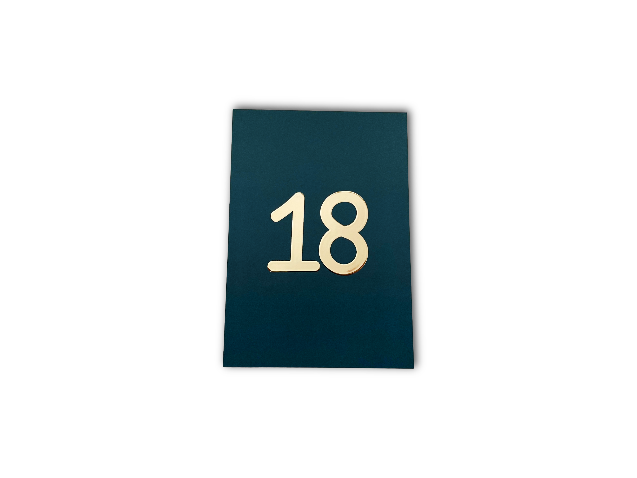 Enkele kaart - 18 (donkergroen)