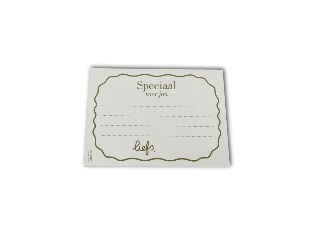 Enkele kaart - Tegoedbon voor een door jou bedacht cadeau!
