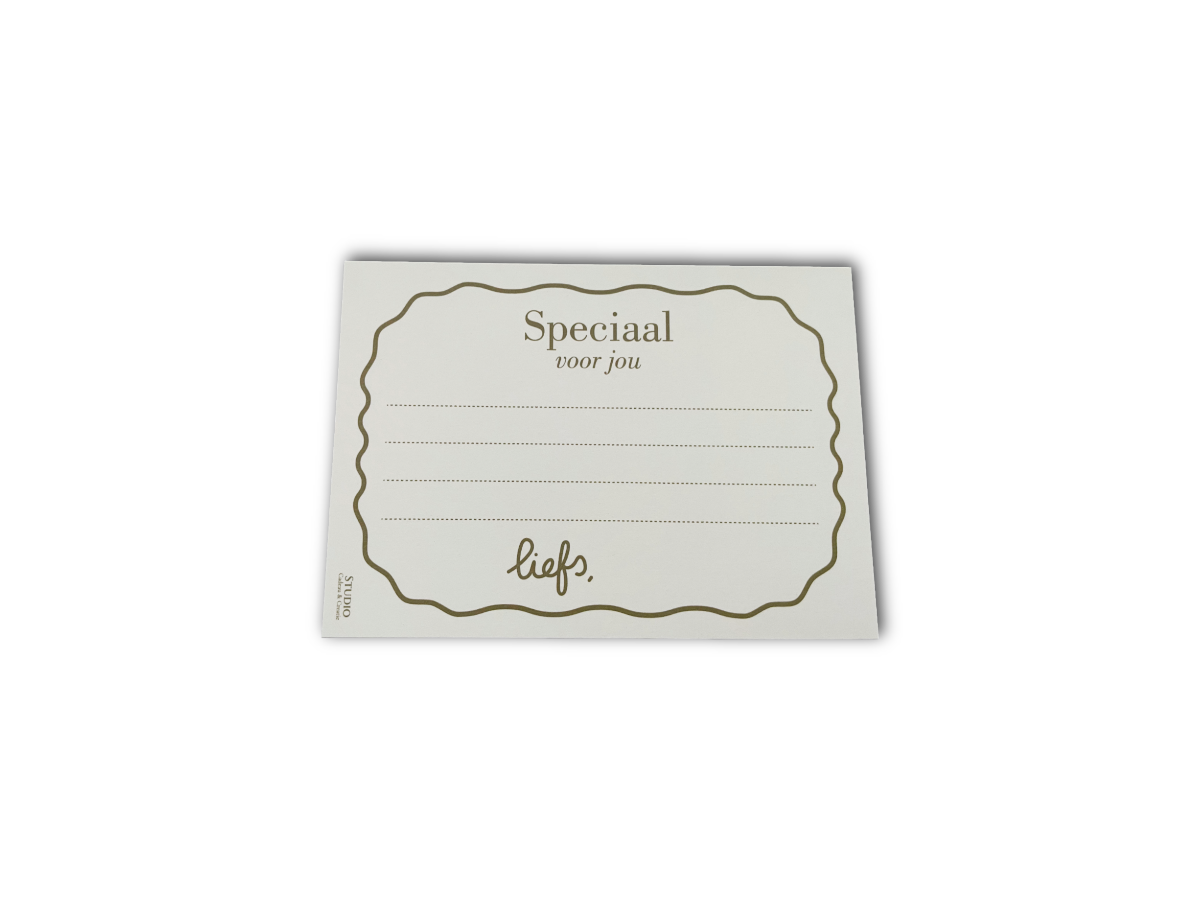 Enkele kaart - Tegoedbon voor een door jou bedacht cadeau!