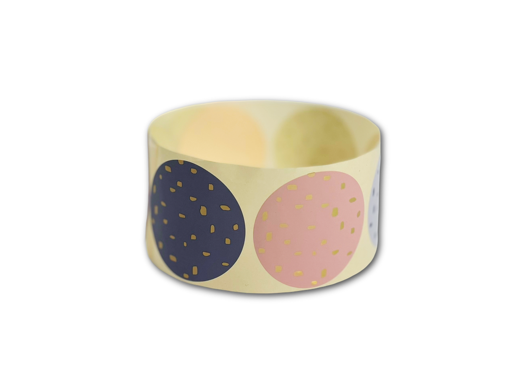 6 cadeaustickers Minimal dots