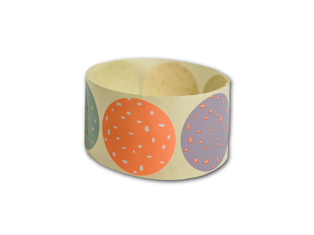 6 cadeaustickers Minimal dots