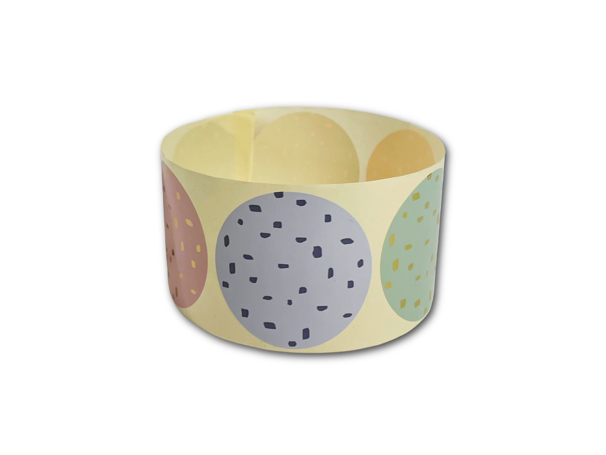 6 cadeaustickers Minimal dots