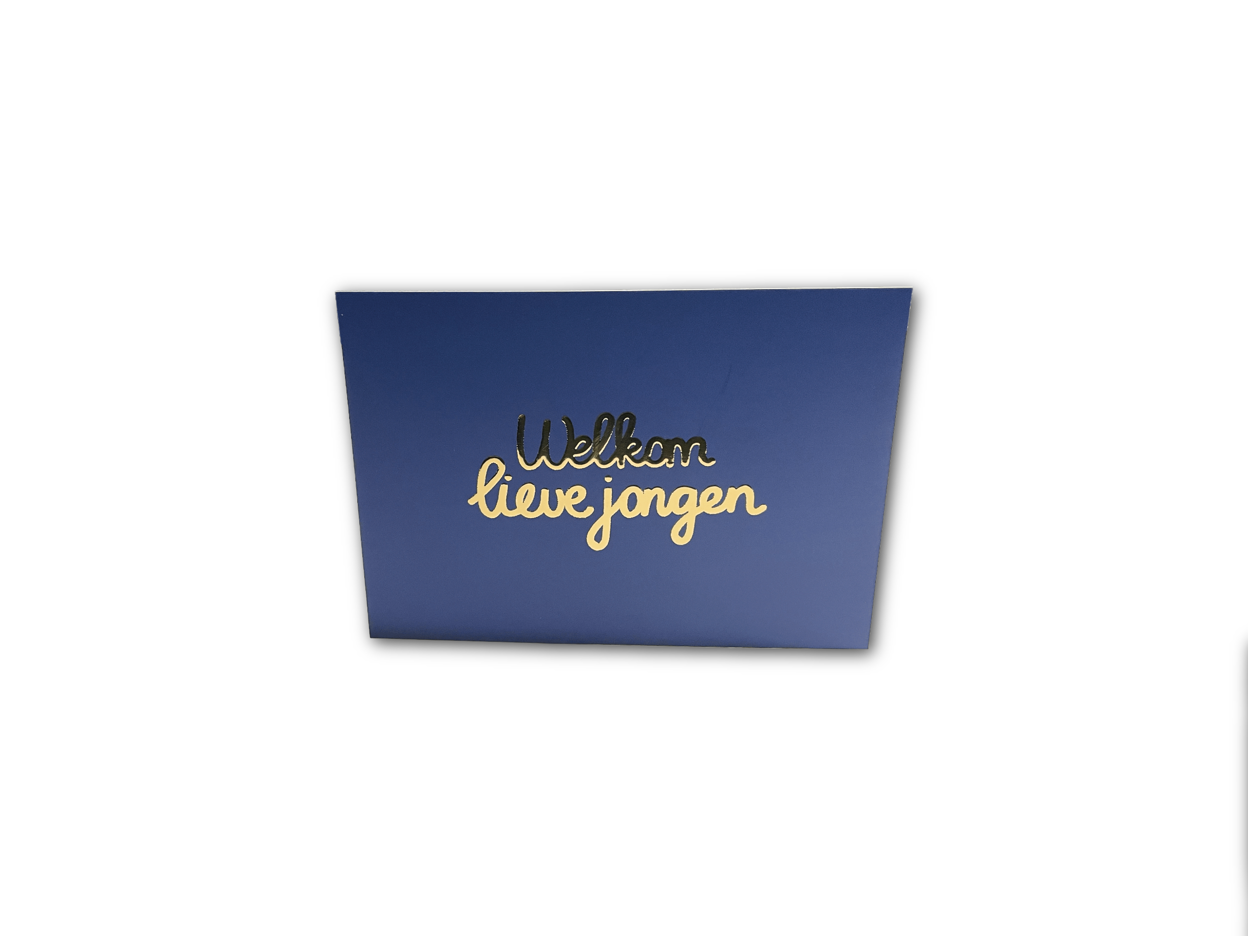 Enkele kaart - Welkom lieve jongen