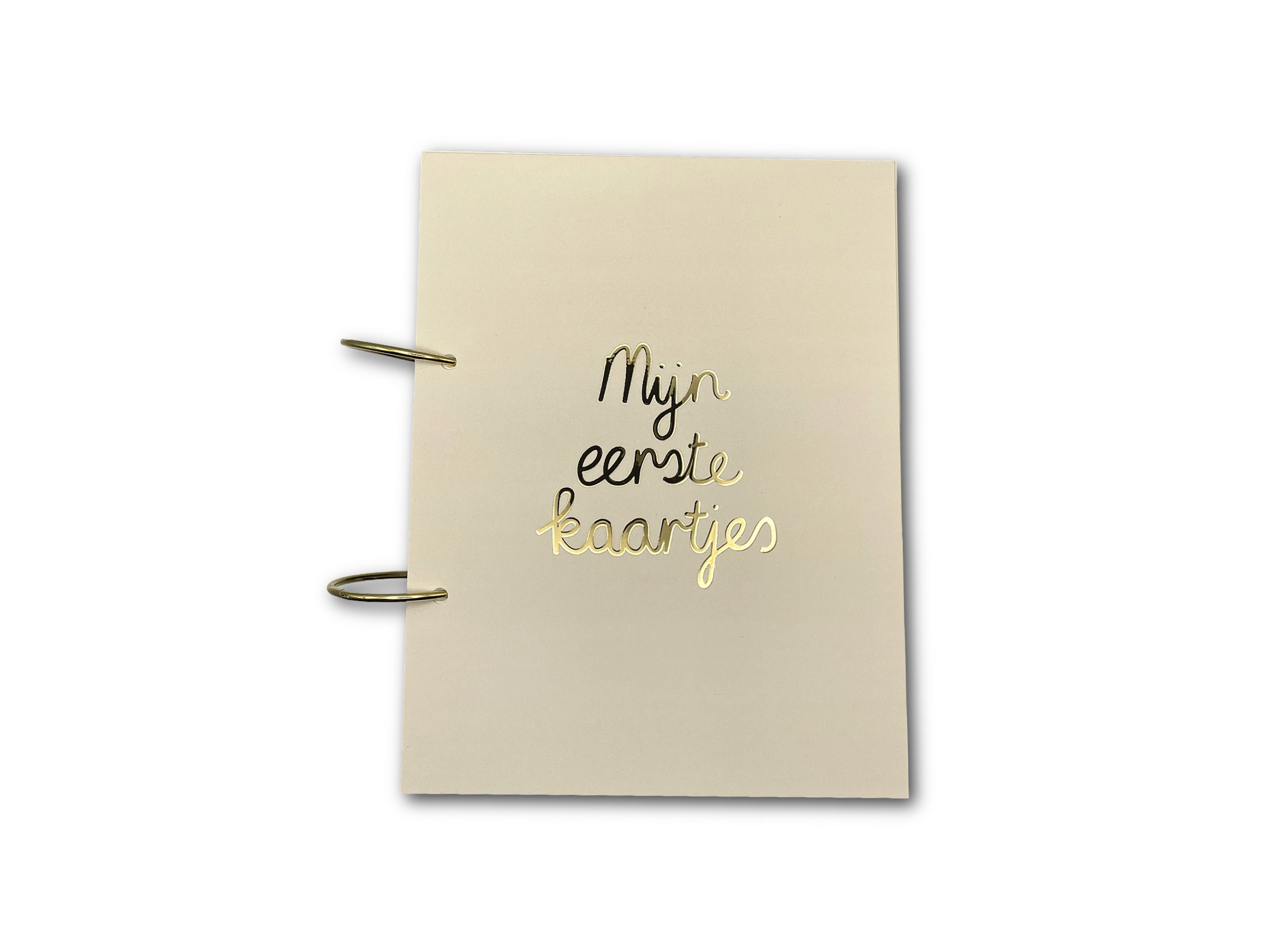 Bewaarbundel 'Mijn eerste kaartjes' - beige