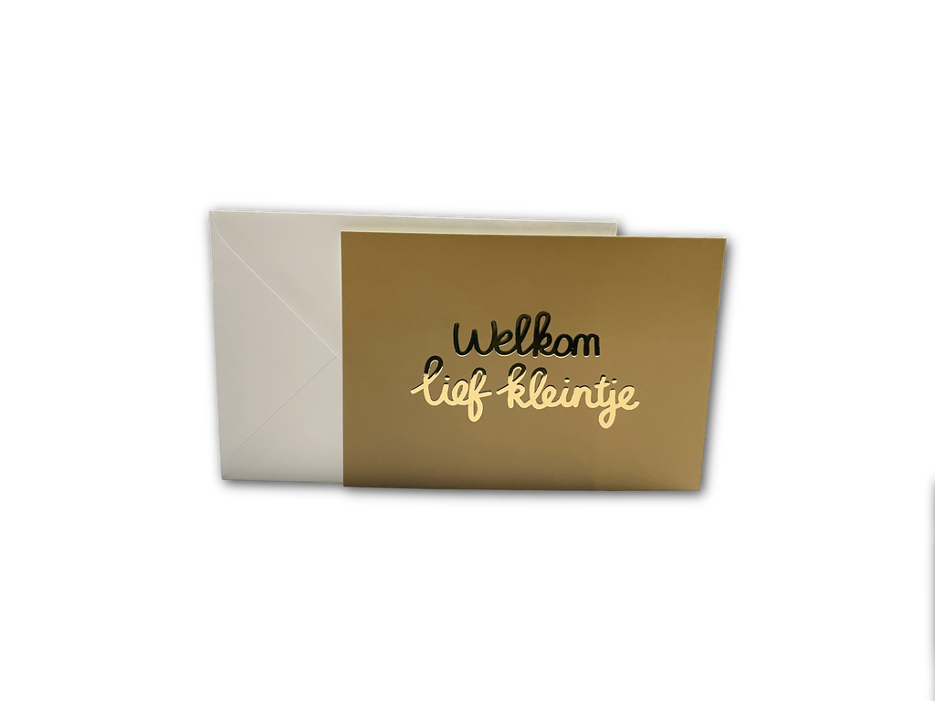 Enkele kaart - Welkom lief kleintje