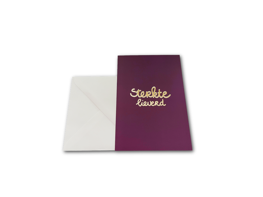 Enkele kaart - Sterkte lieverd
