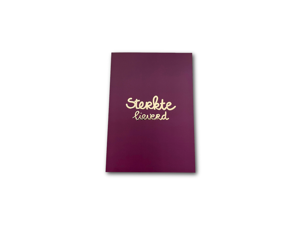 Enkele kaart - Sterkte lieverd