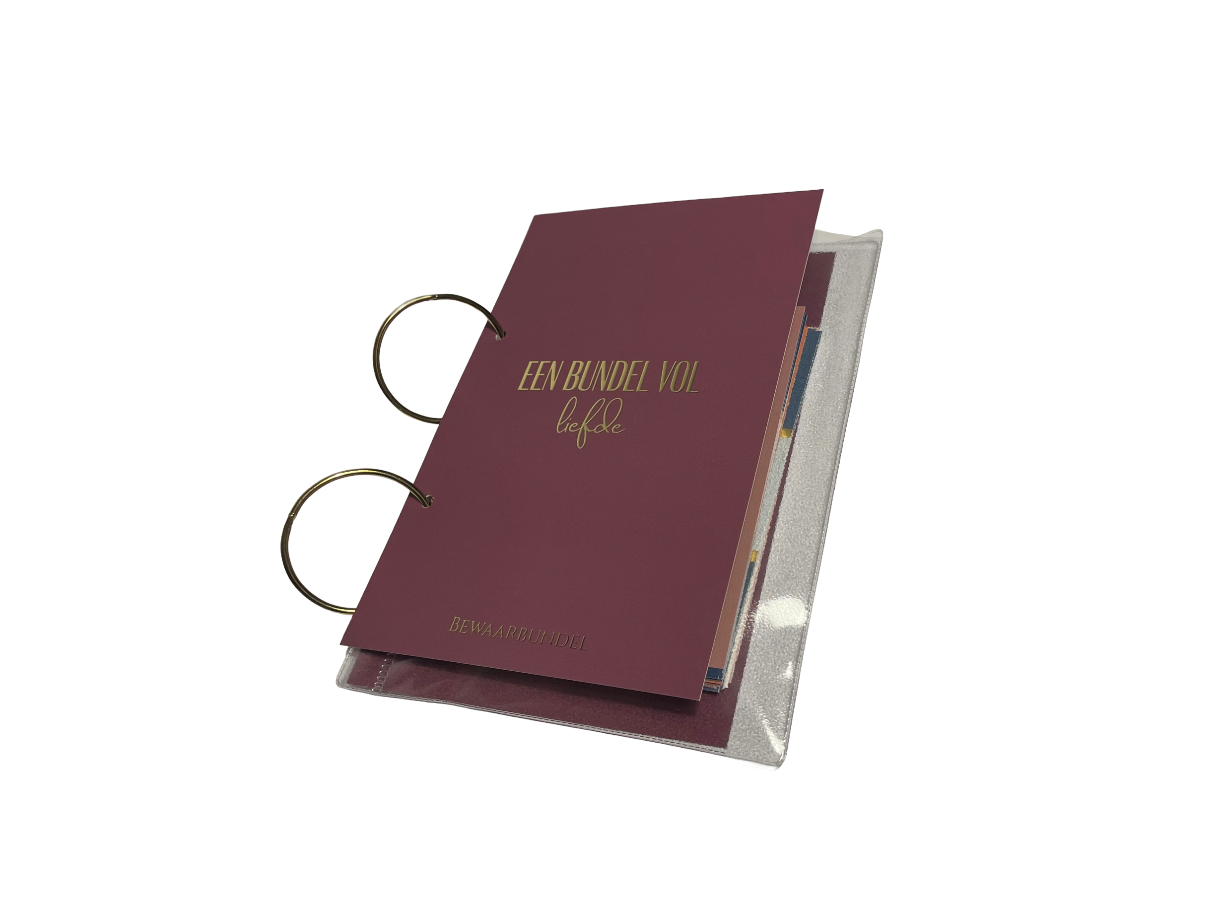 Plastic hoesje voor bewaarbundels